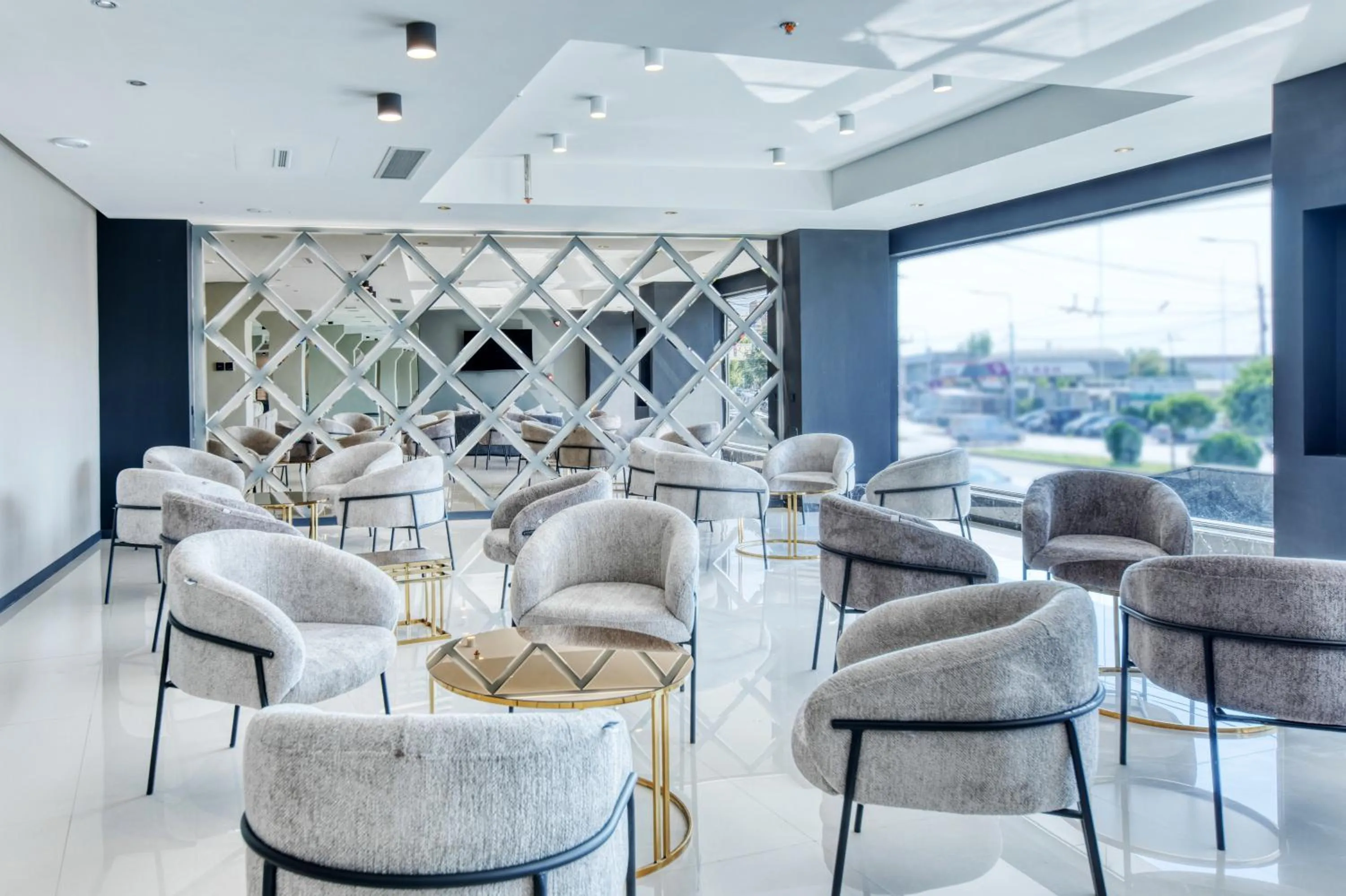 Lobby or reception in Expocore Hotel