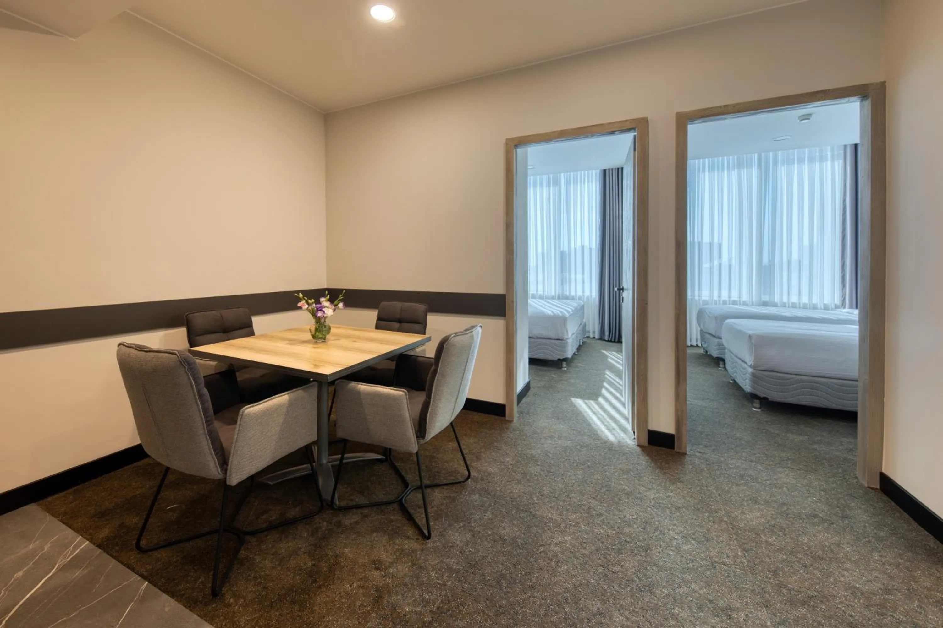 Photo of the whole room, Bed in Expocore Hotel