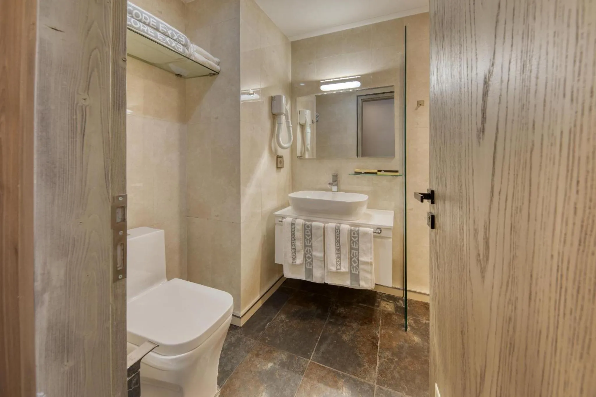 Toilet in Expocore Hotel