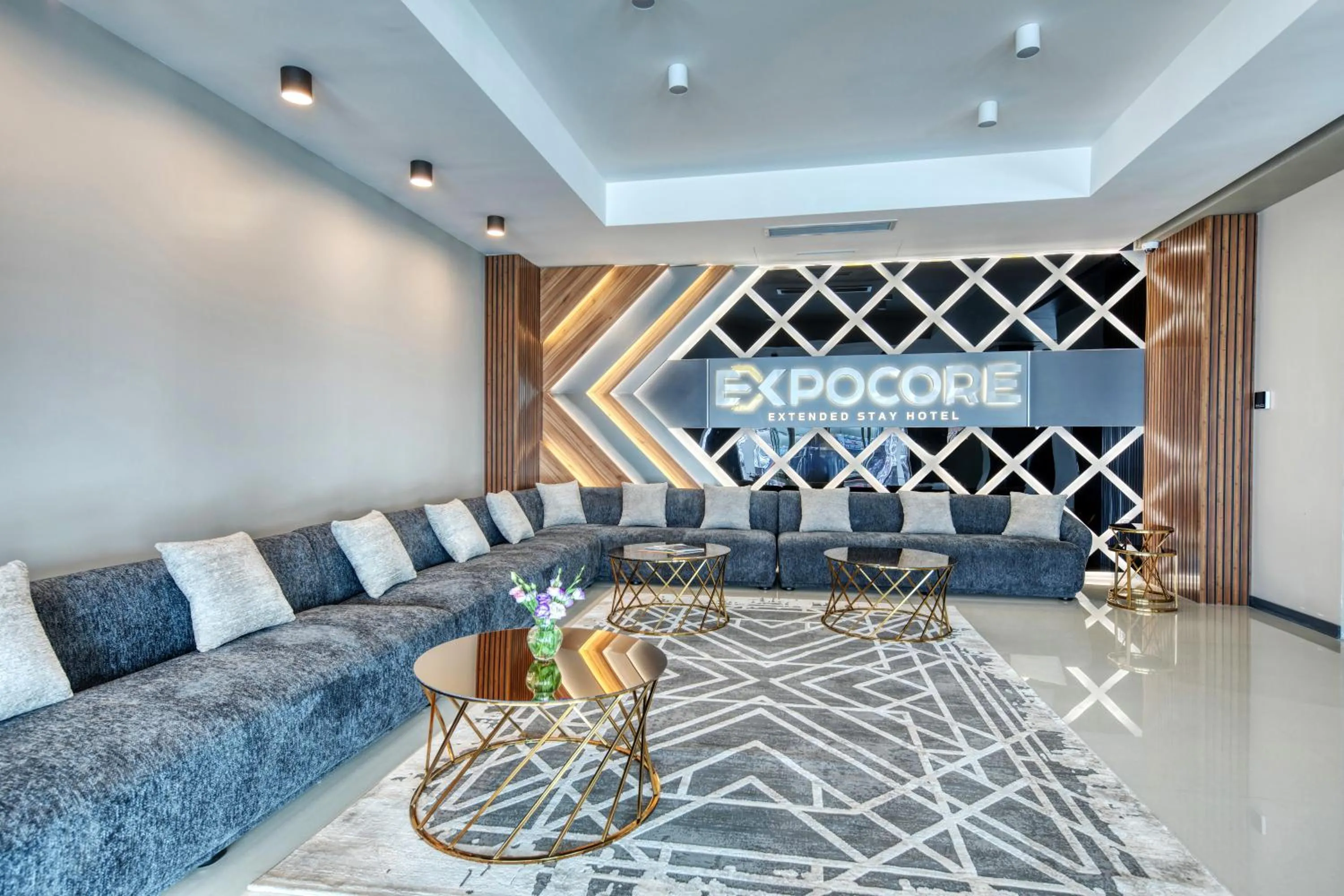 Lobby or reception in Expocore Hotel