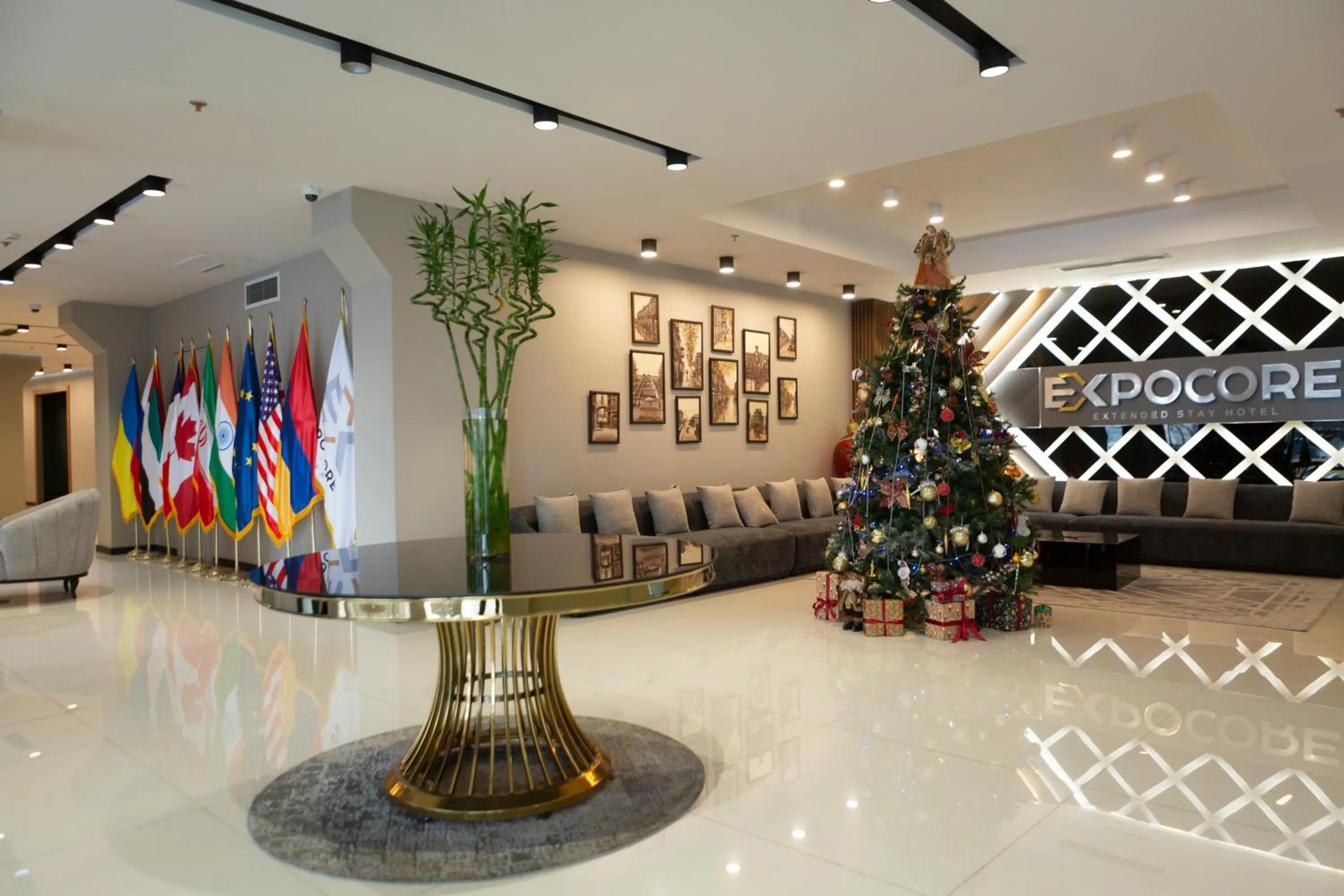 Lobby or reception in Expocore Hotel