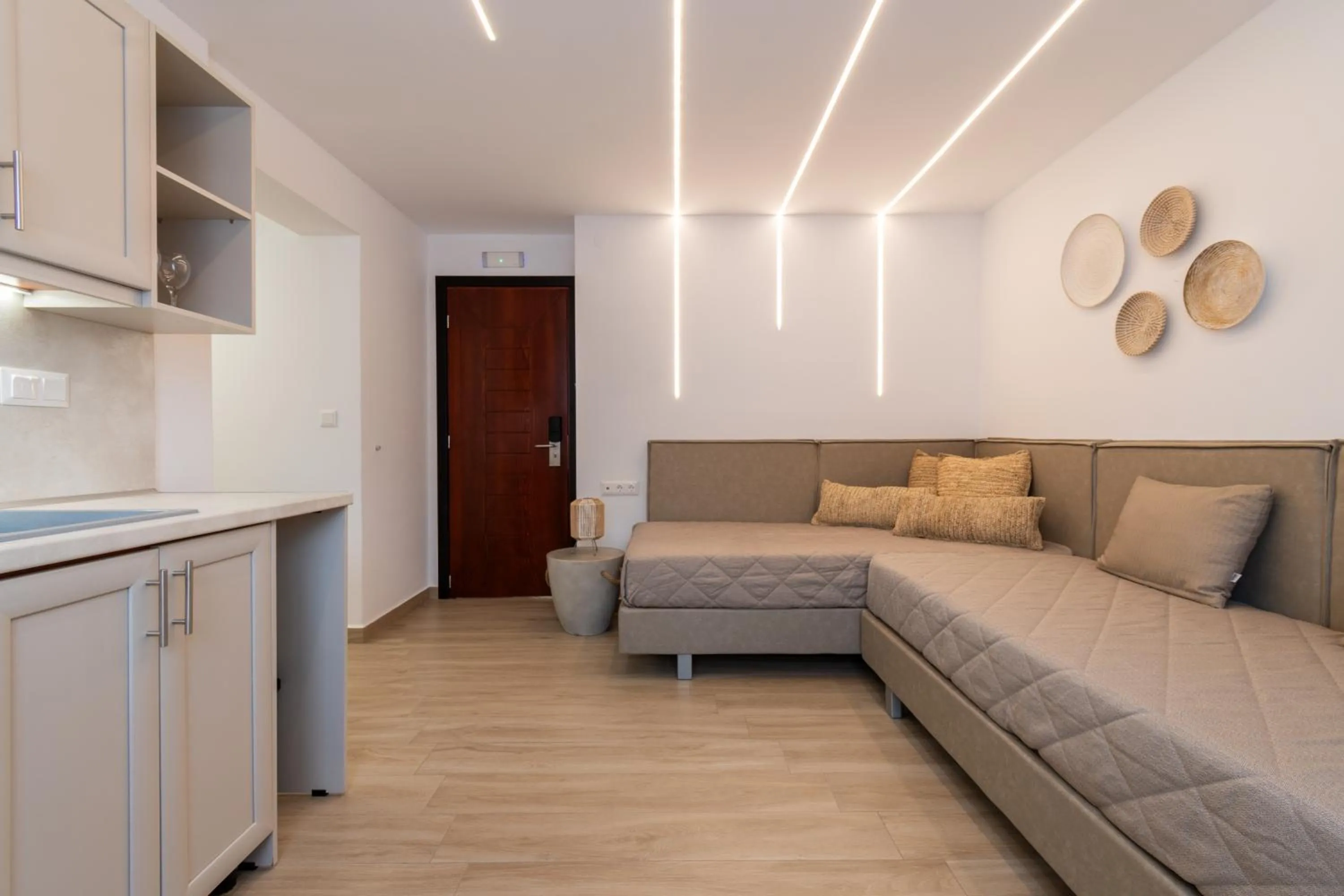 Kitchen or kitchenette in Hotel Agni On The Beach