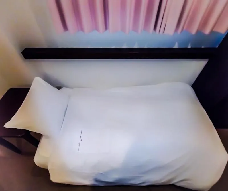 Bed in Shinjuku Sun Park Hotel