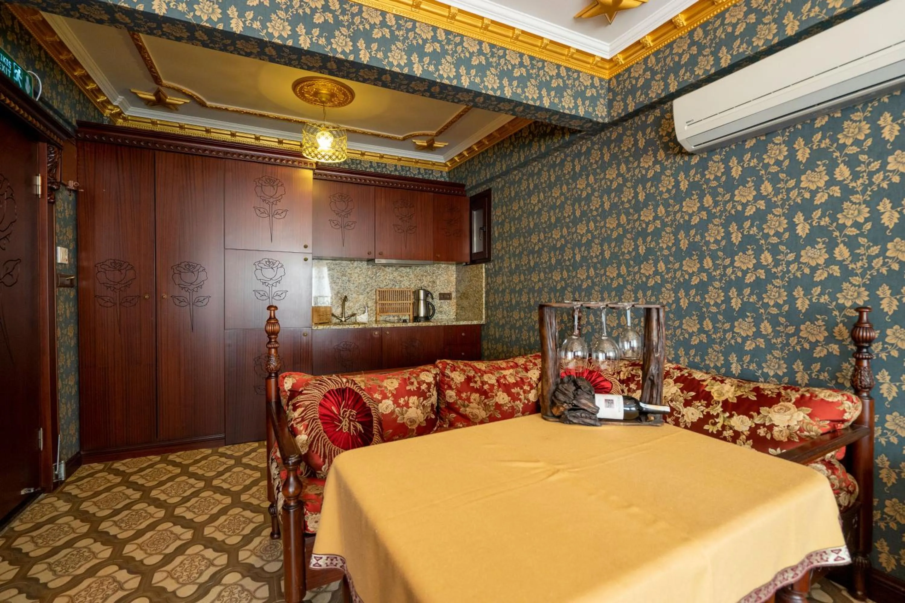 Seating area in The First Ottoman Apartments