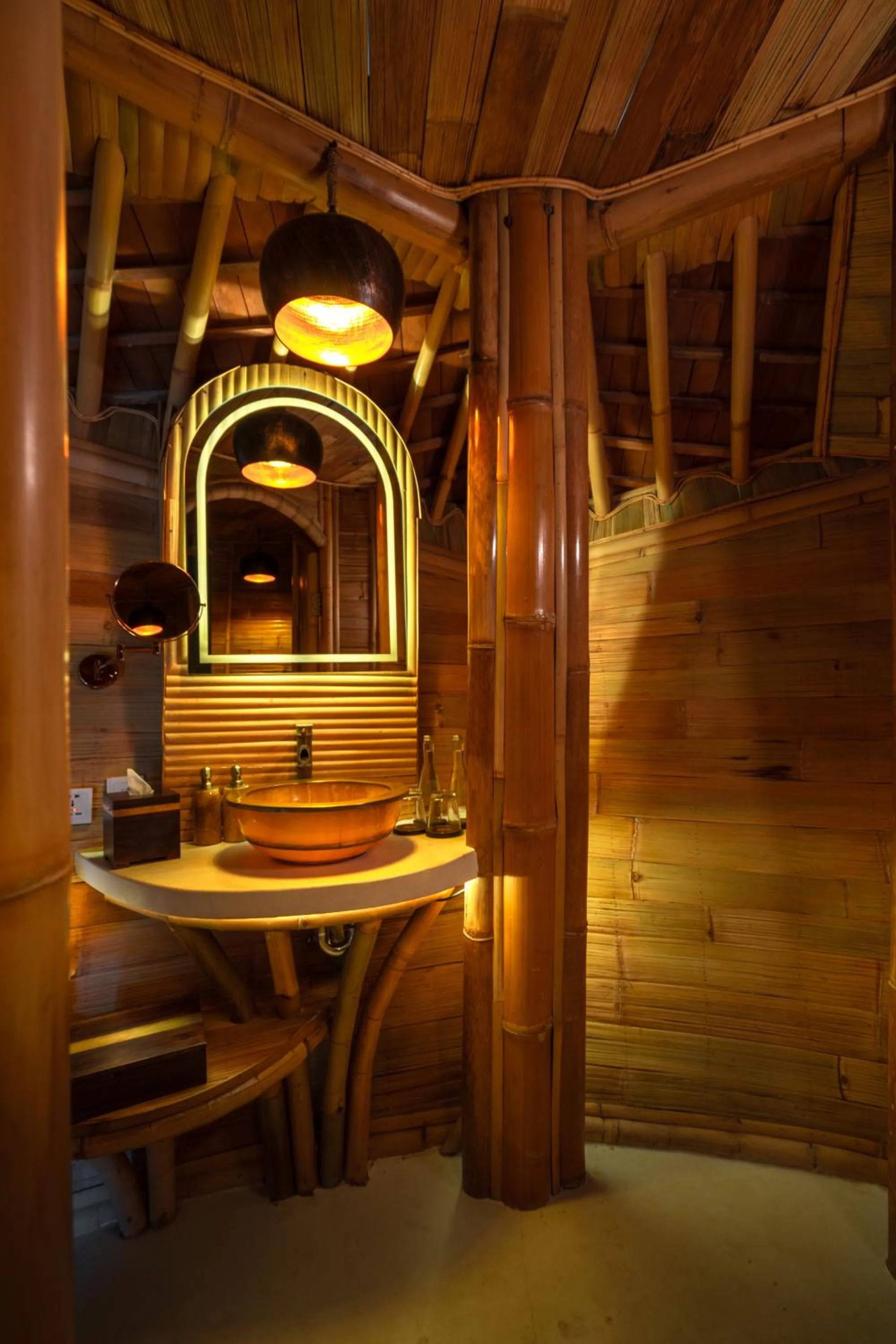 Toilet in Bambootel Sawah View