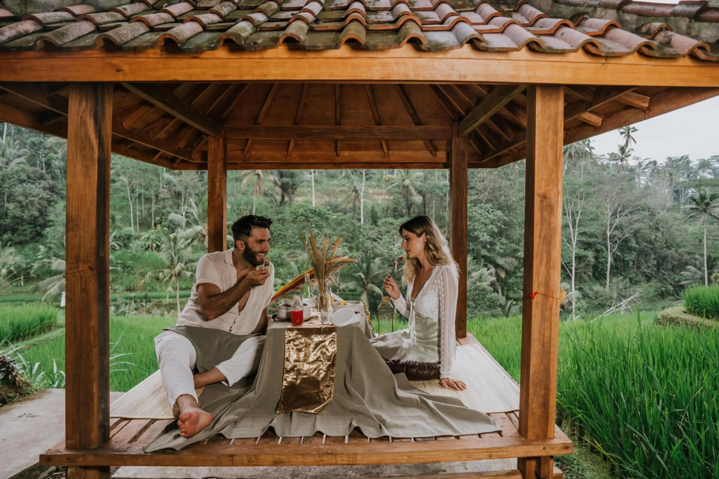 Natural landscape in Bambootel Sawah View