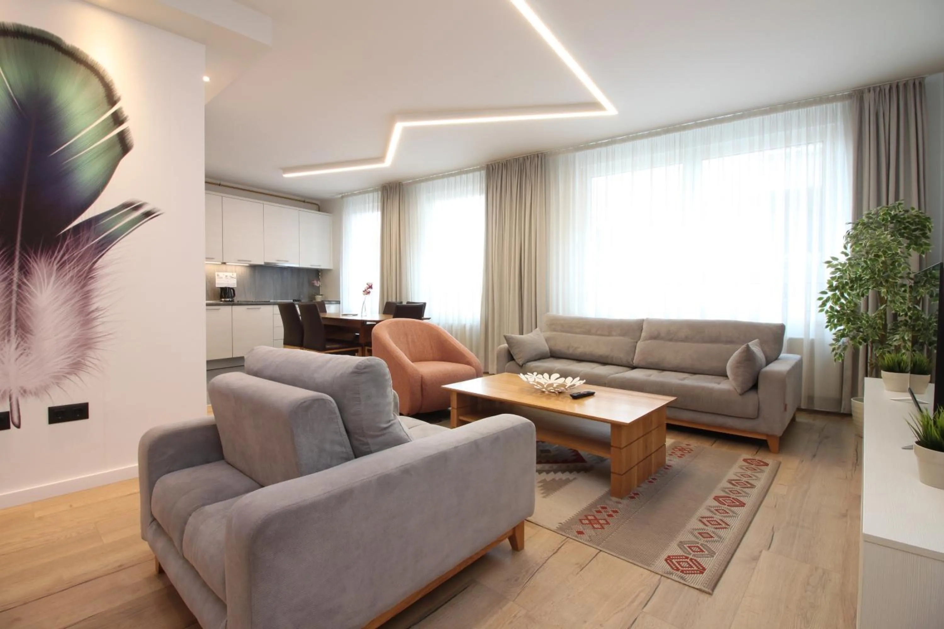 Living room in Sarajevo Daily Apartments