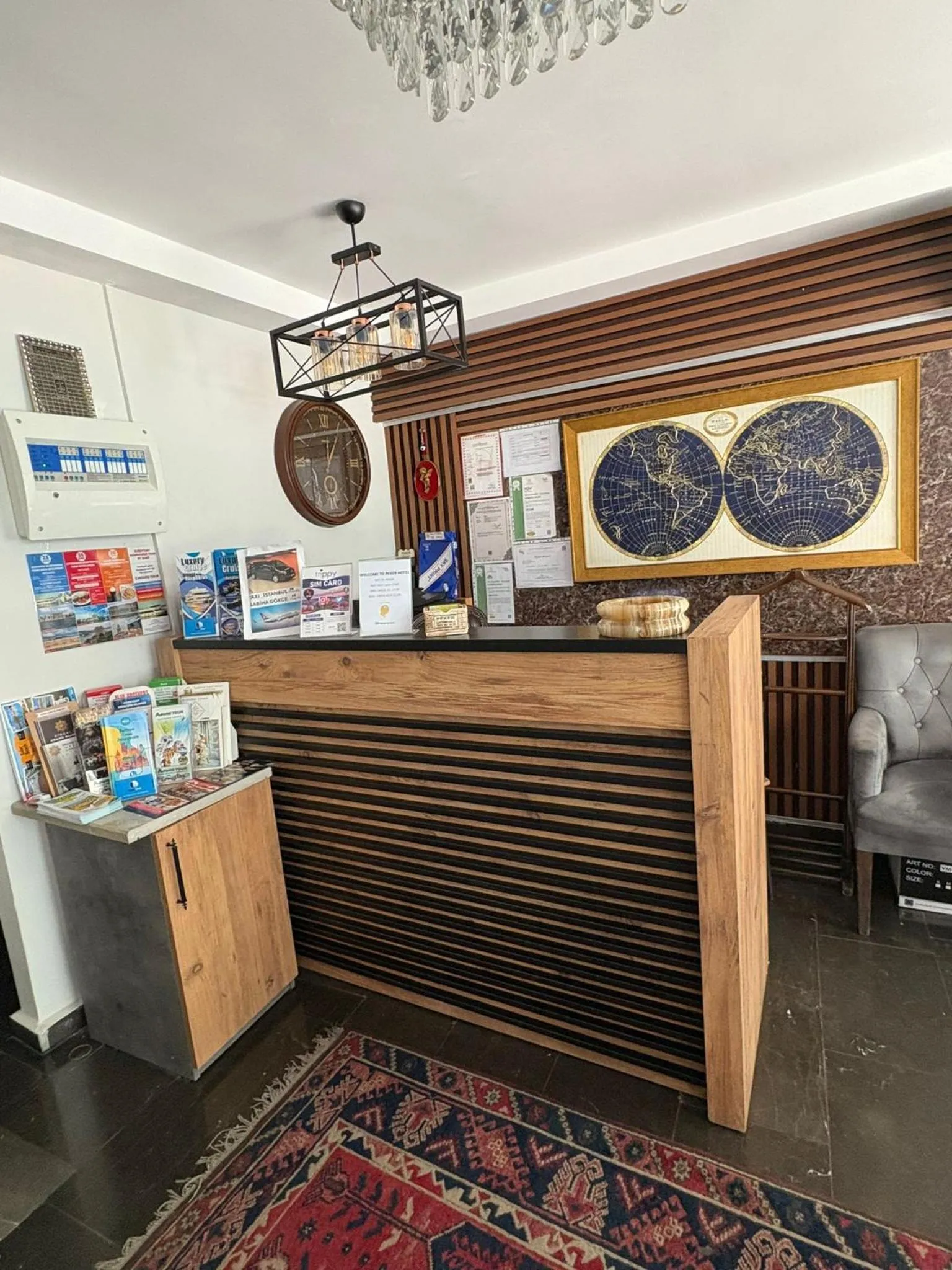 Lobby or reception in Peker Hotel