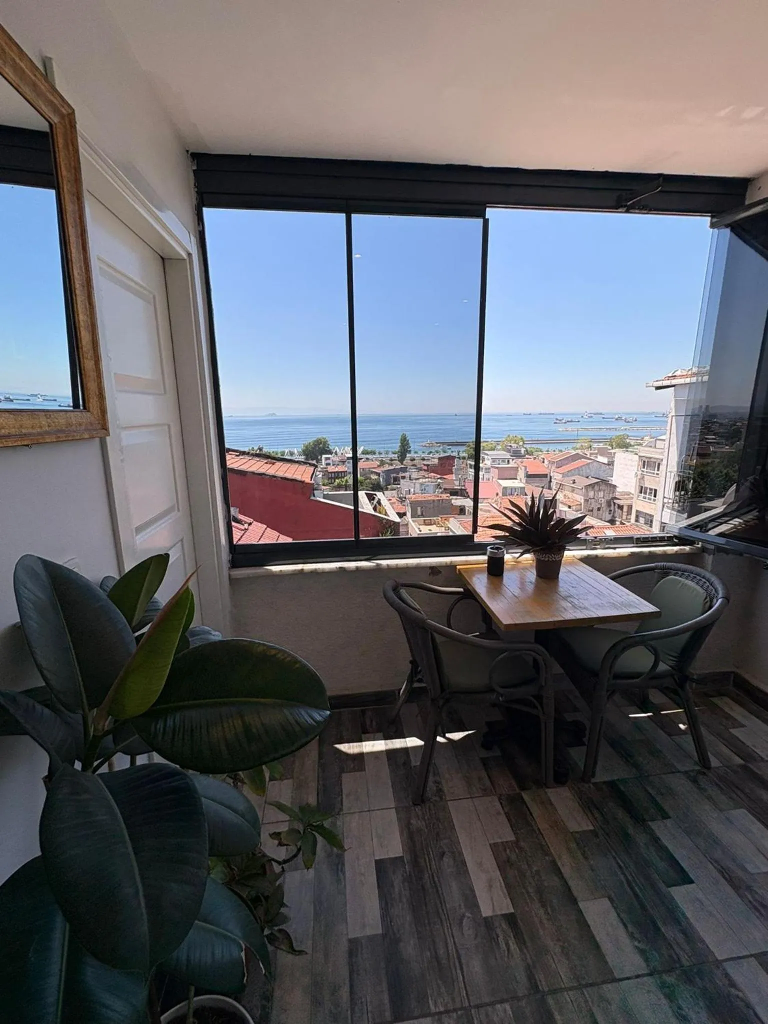 Seating area in Peker Hotel