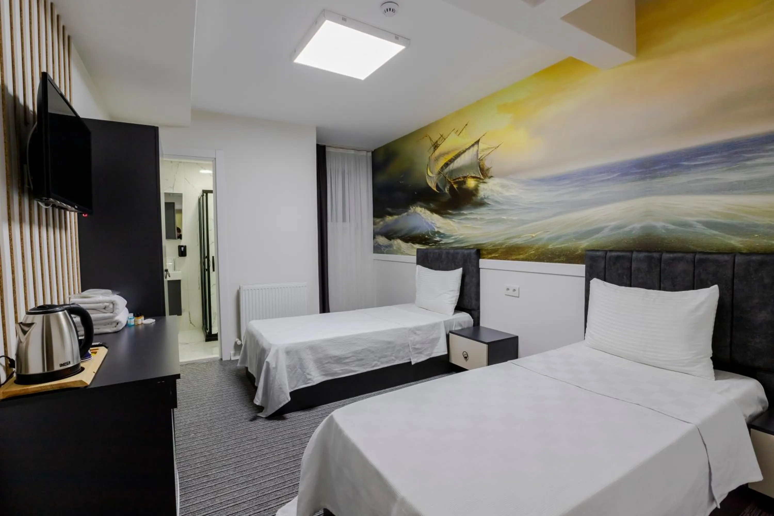 Coffee/tea facilities, Bed in ACAR AIRPORT +PLUS