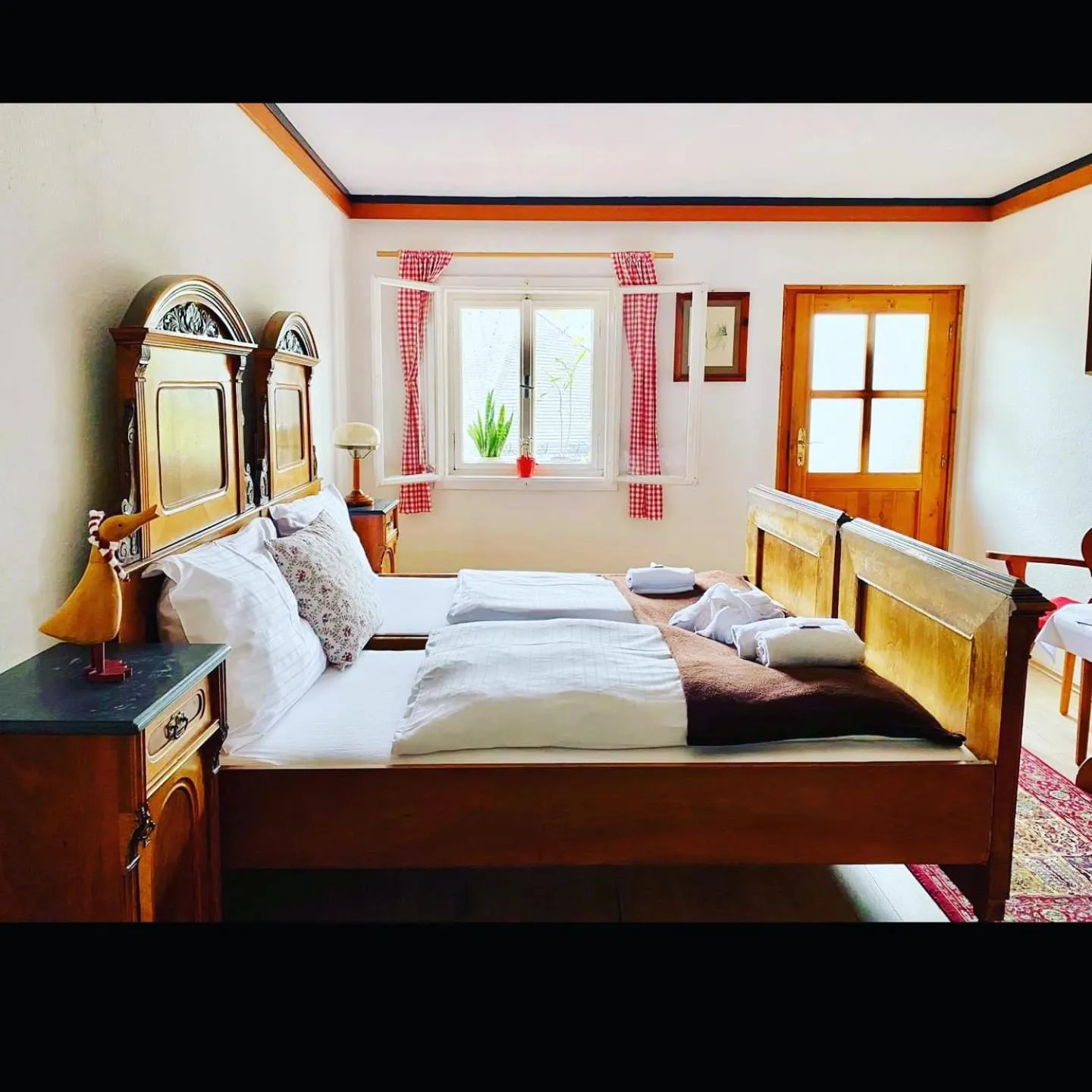 Bed in Pension Leopoldine