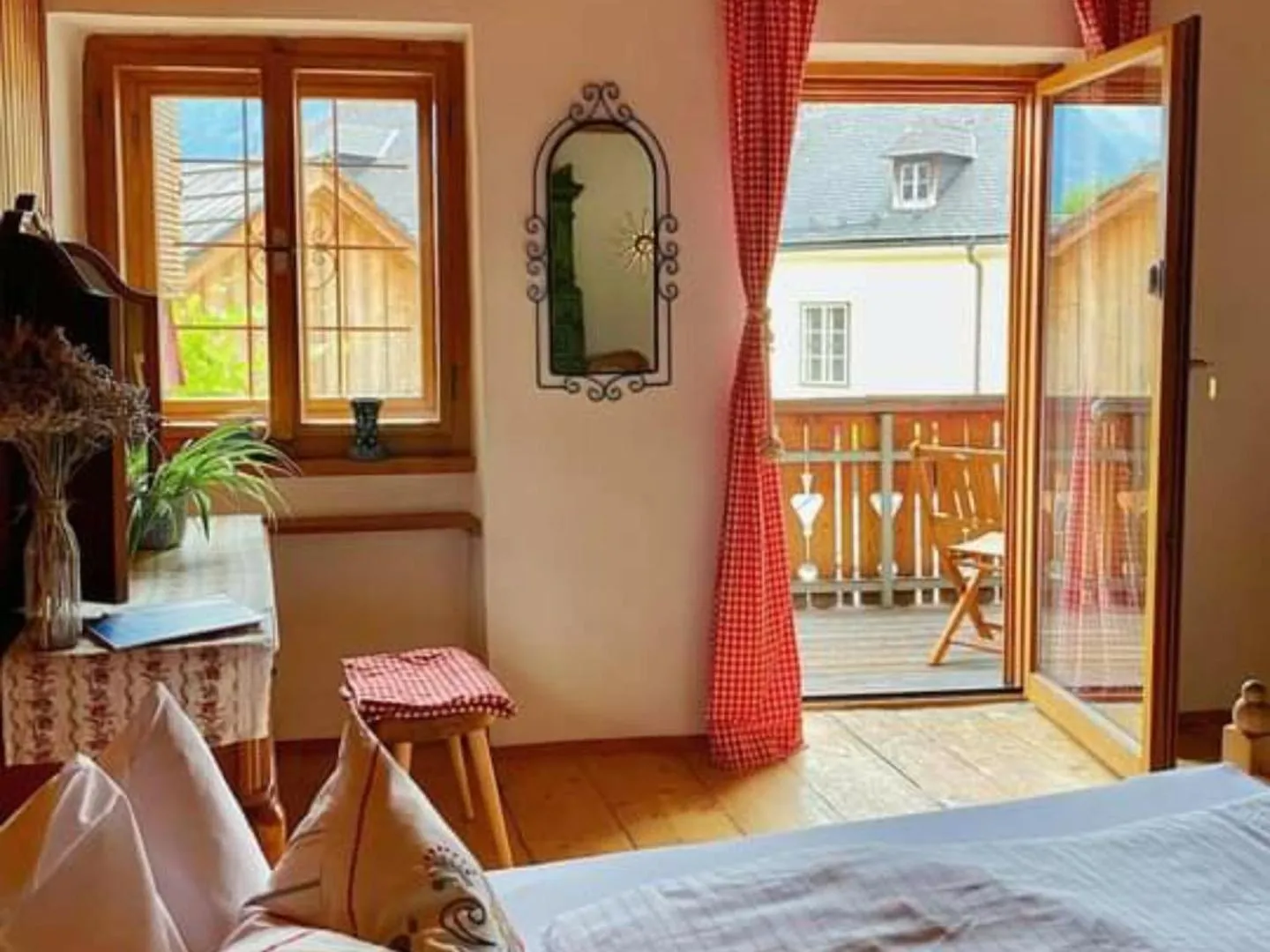 Bed in Pension Leopoldine