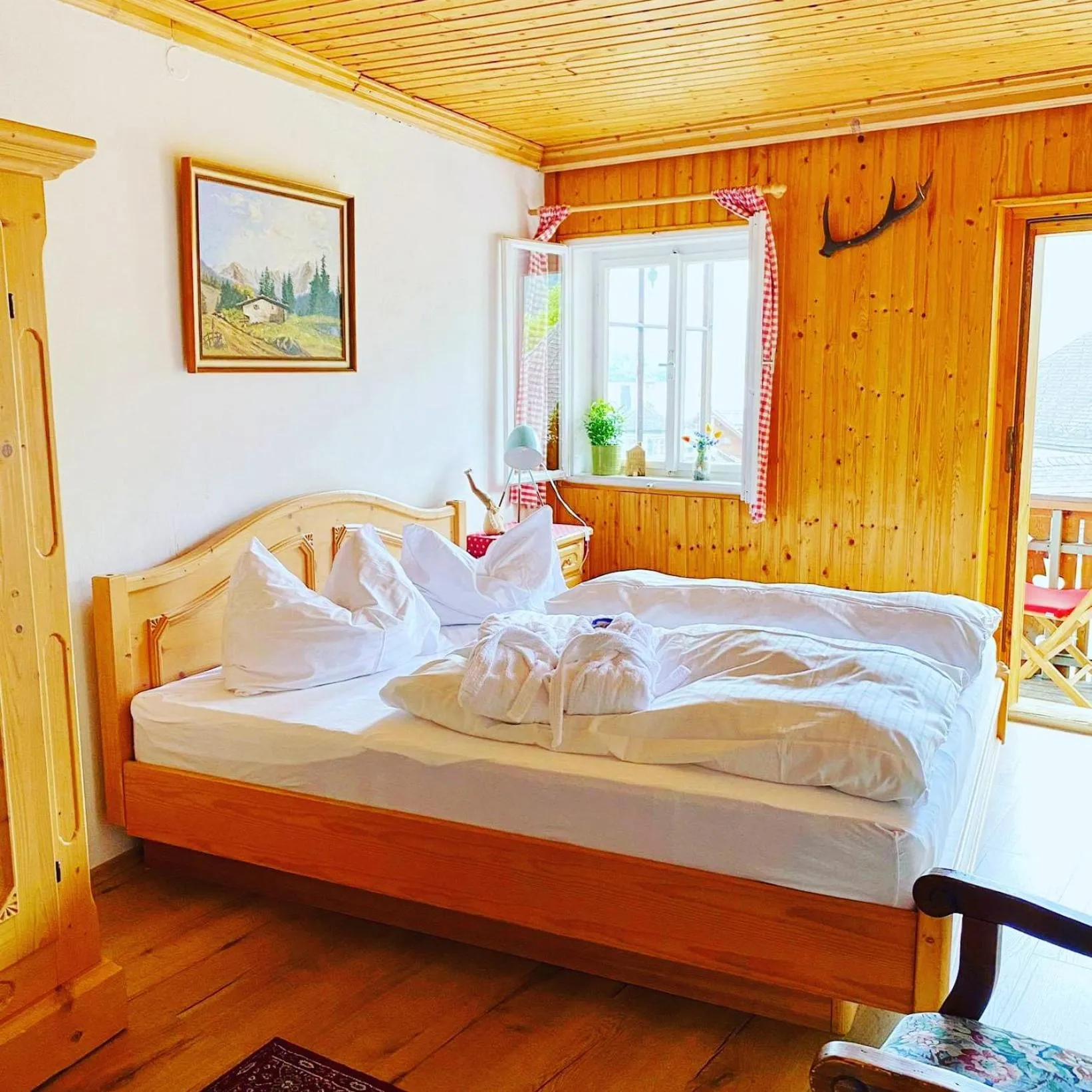 Bed in Pension Leopoldine