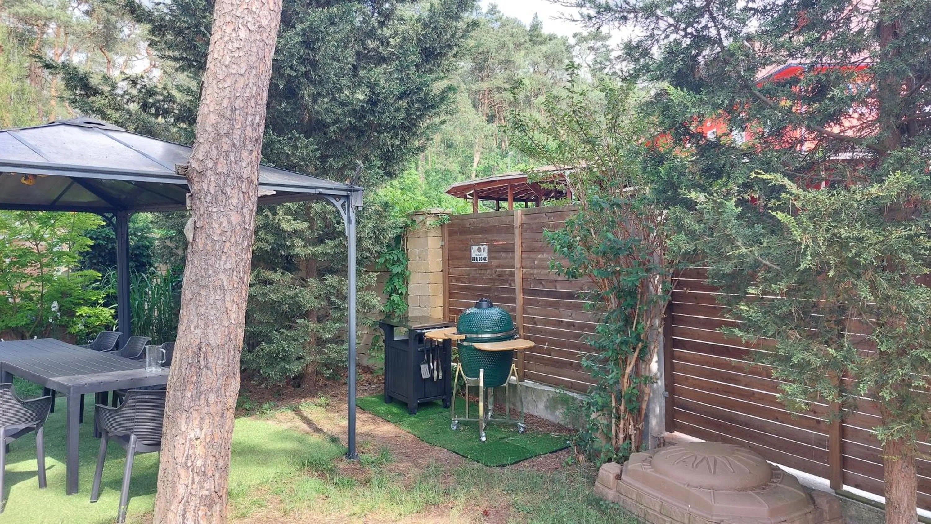 BBQ facilities in Apartmány FELSENBURG Staré Splavy