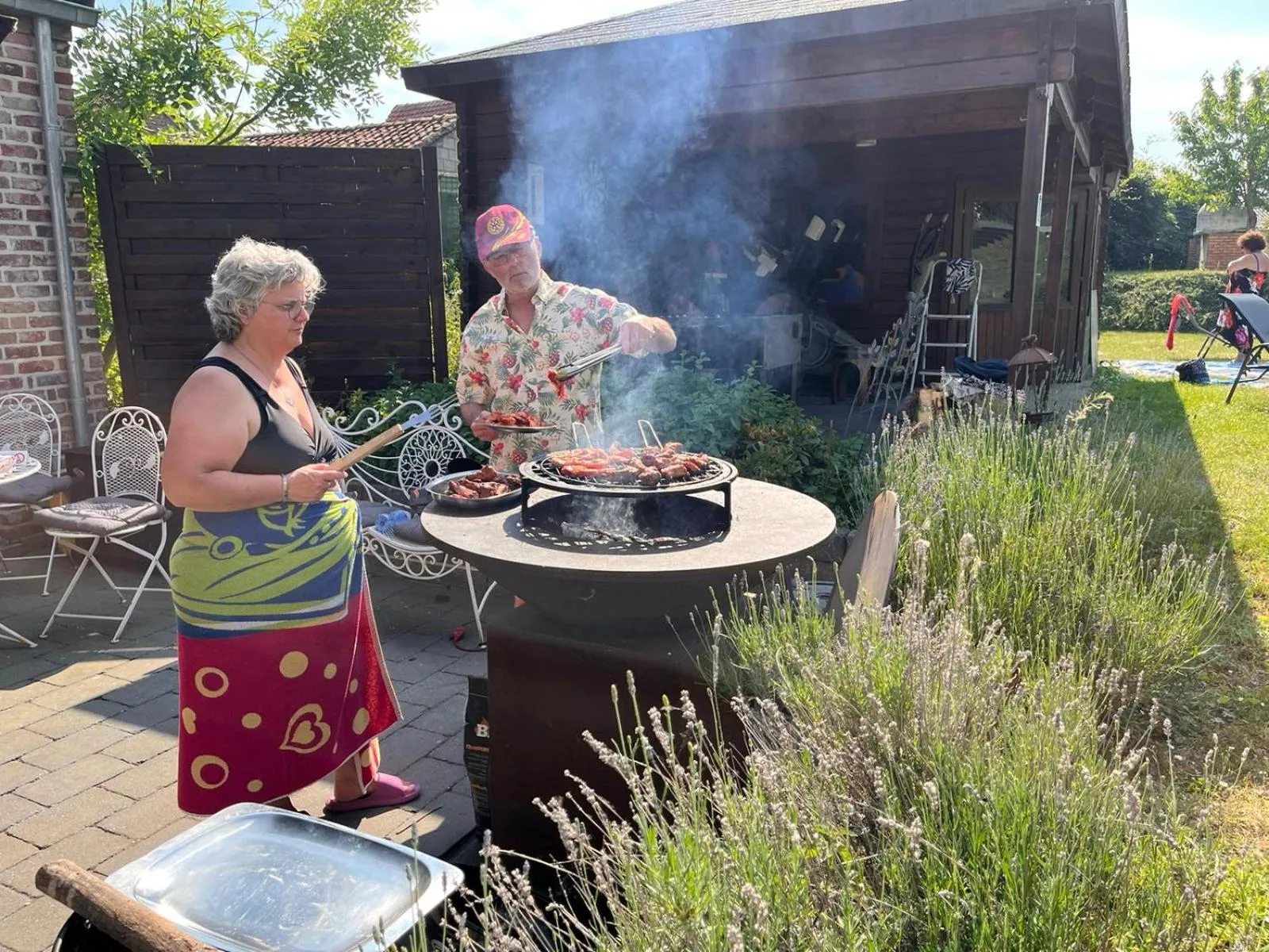 BBQ facilities in B&B AntiQua & Qook