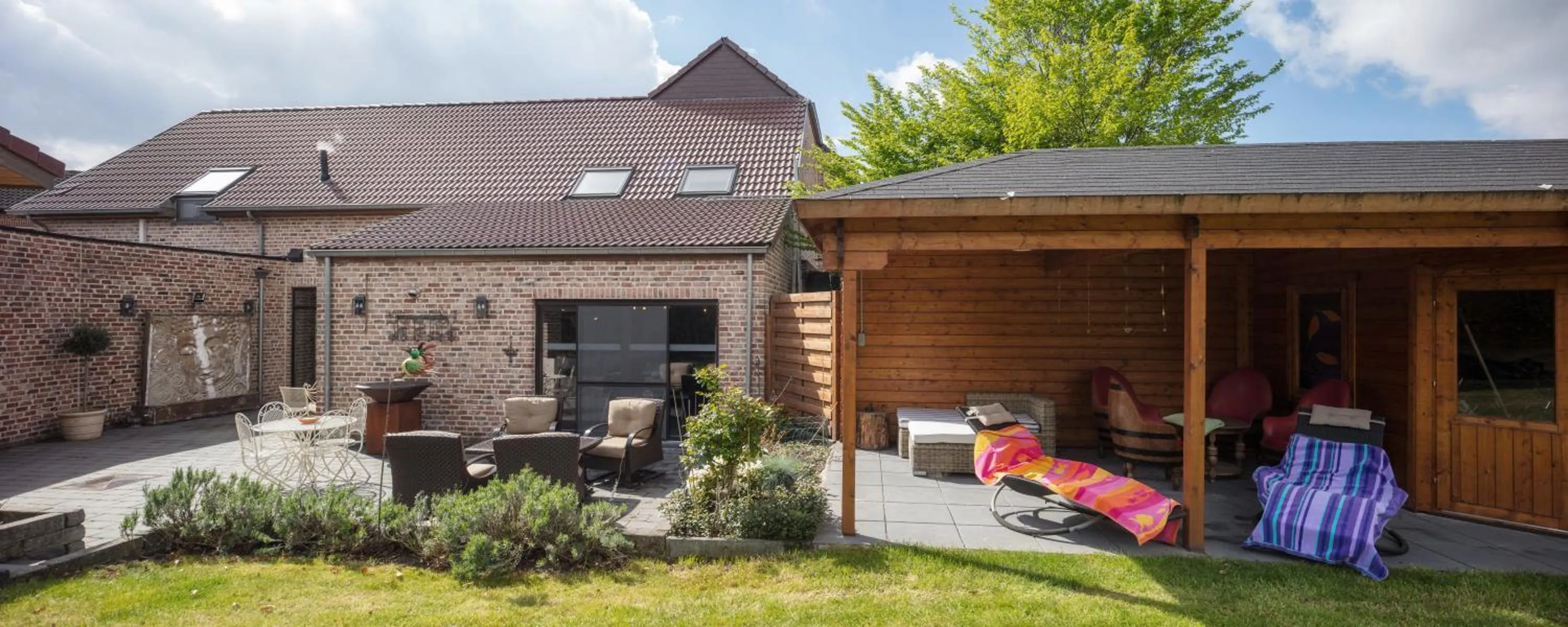 Patio in B&B AntiQua & Qook