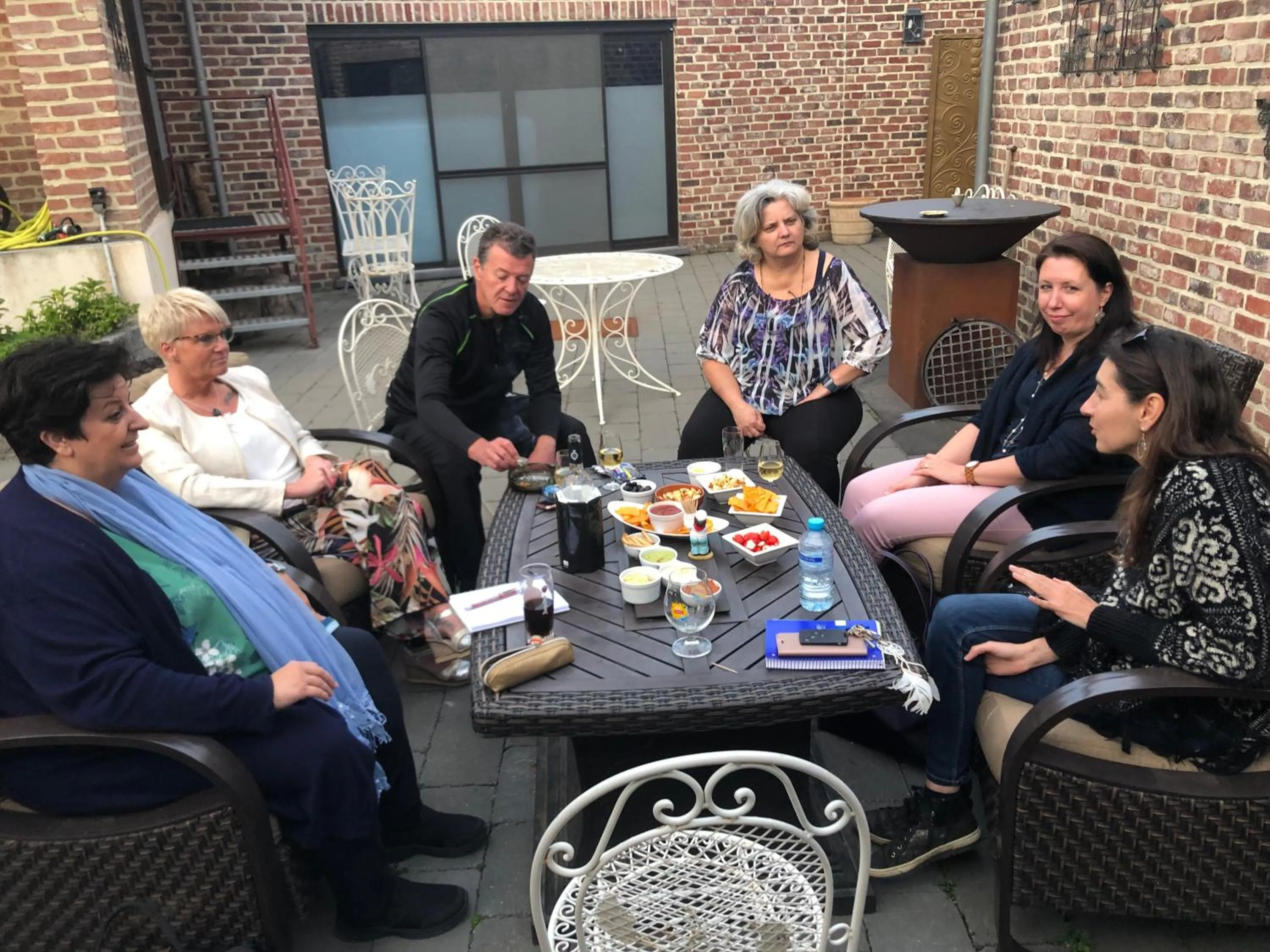 Patio in B&B AntiQua & Qook