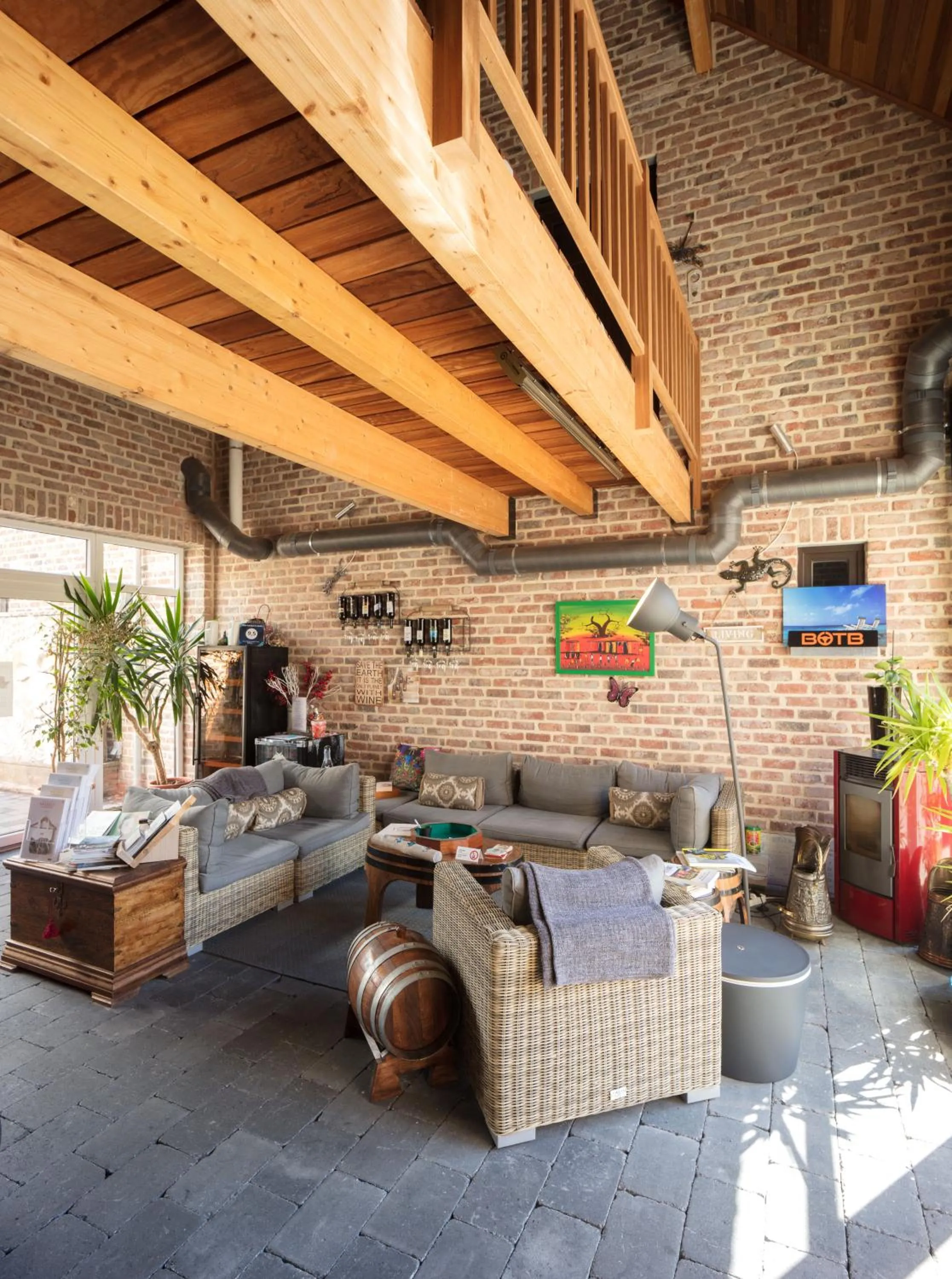 Lounge or bar in B&B AntiQua & Qook