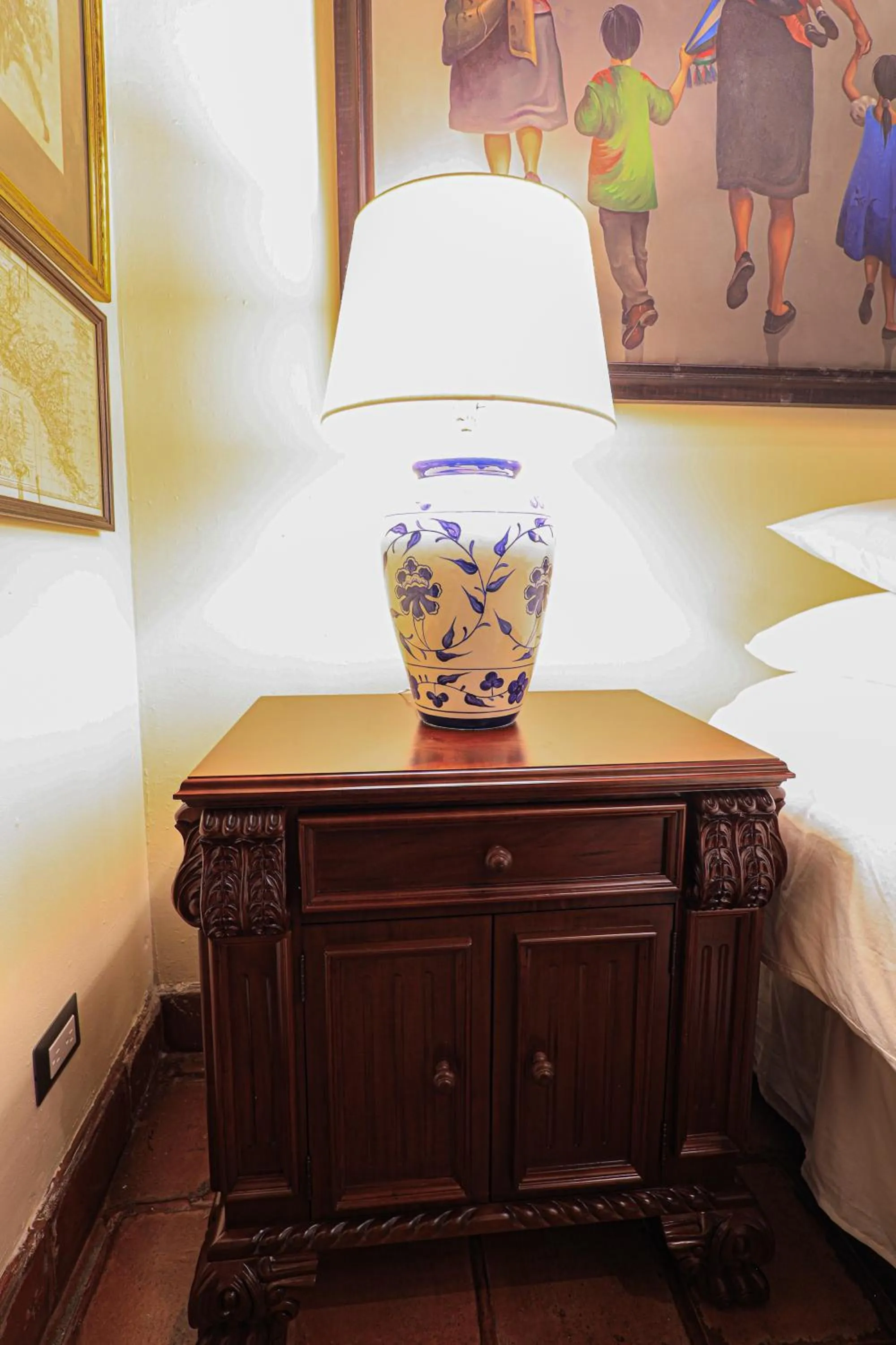 Decorative detail, Bed in Hotel Casa Bansley