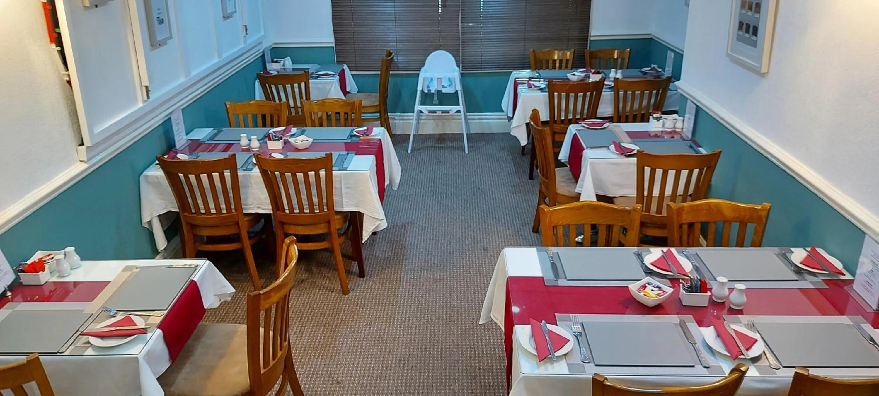 Dining area in Blackpool Lodge