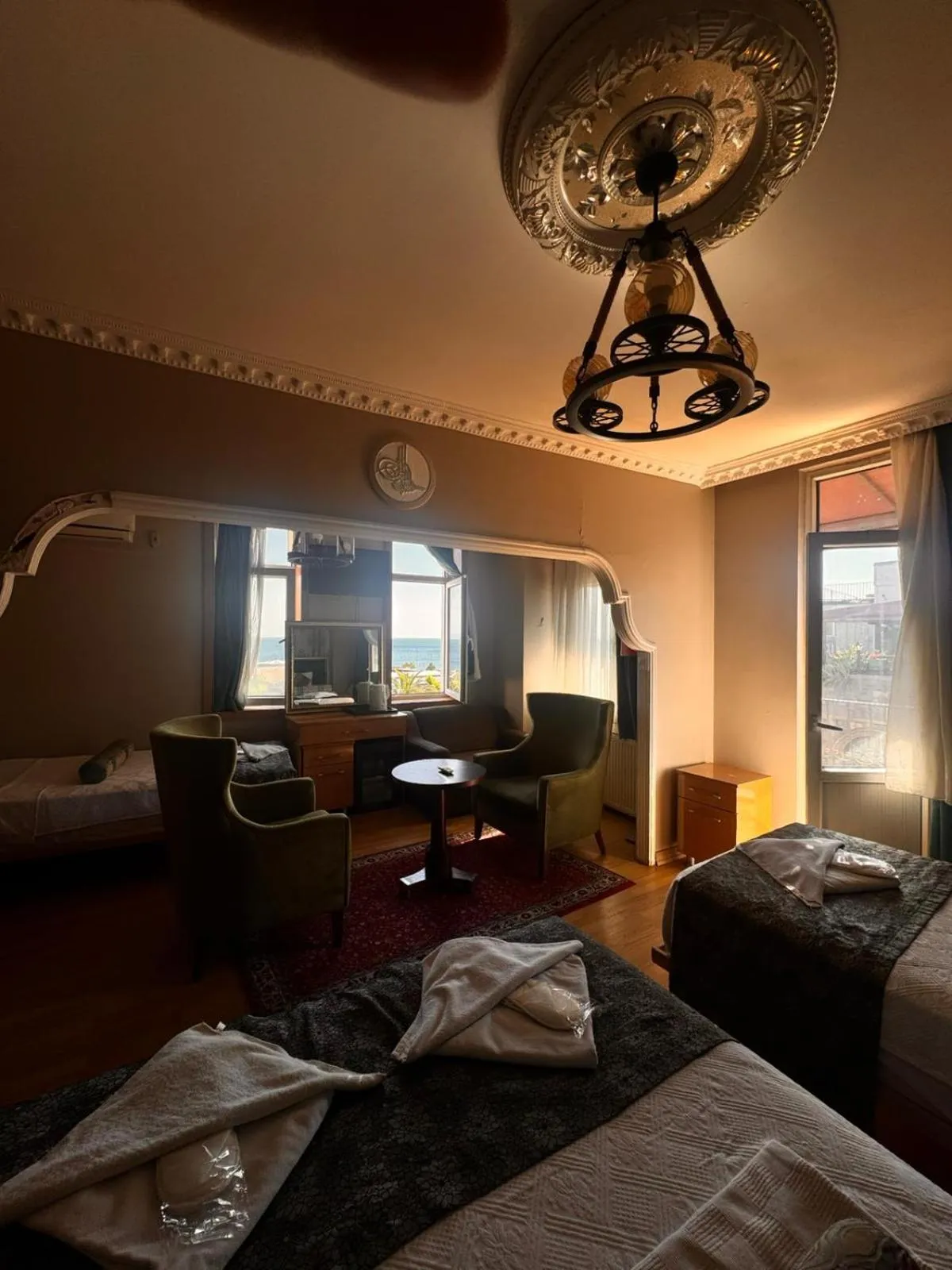 Photo of the whole room, Bed in GOLDEN PALACE SEA ViEW