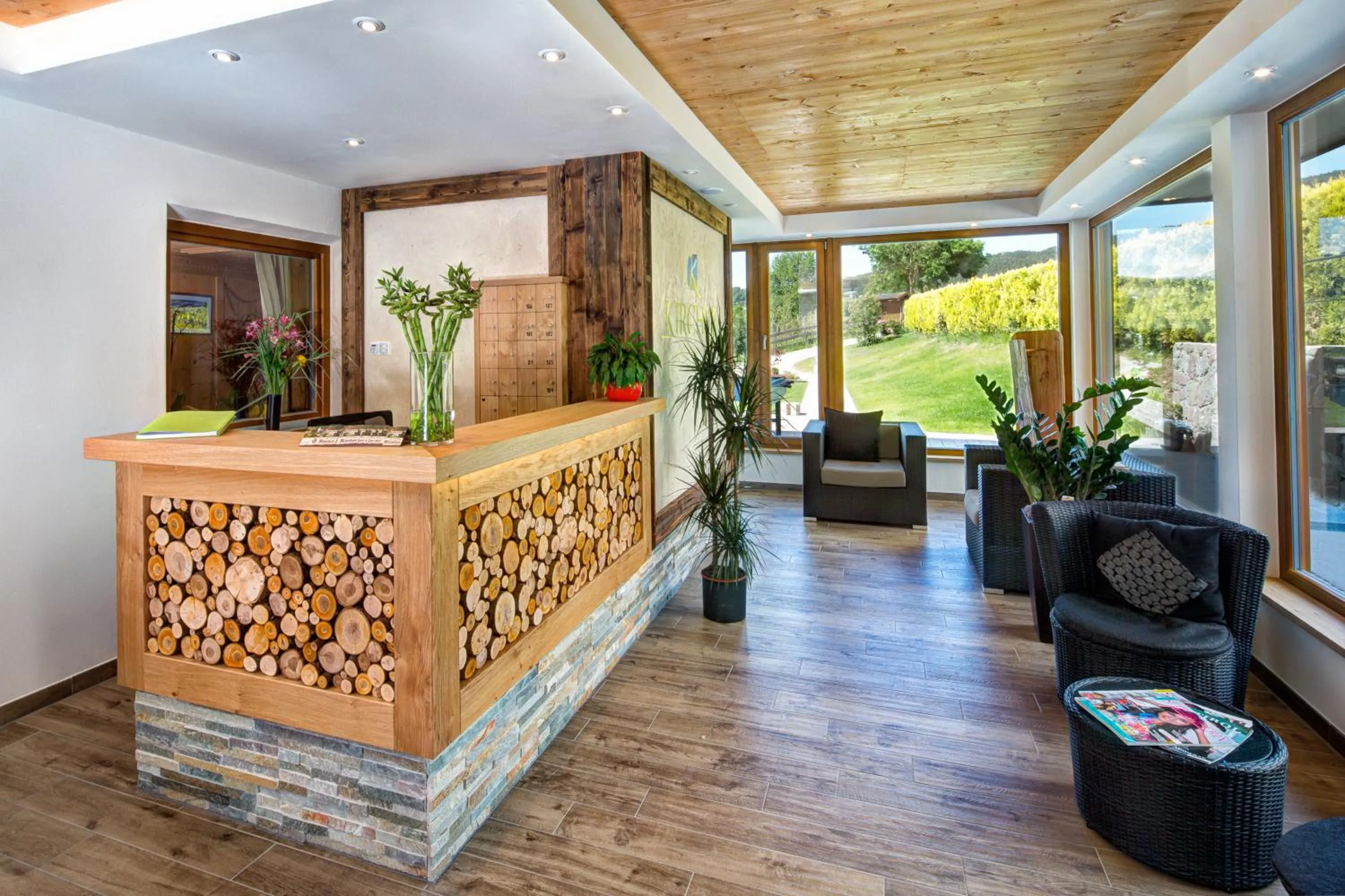 Lobby or reception in Hotel Gasthof Kircher