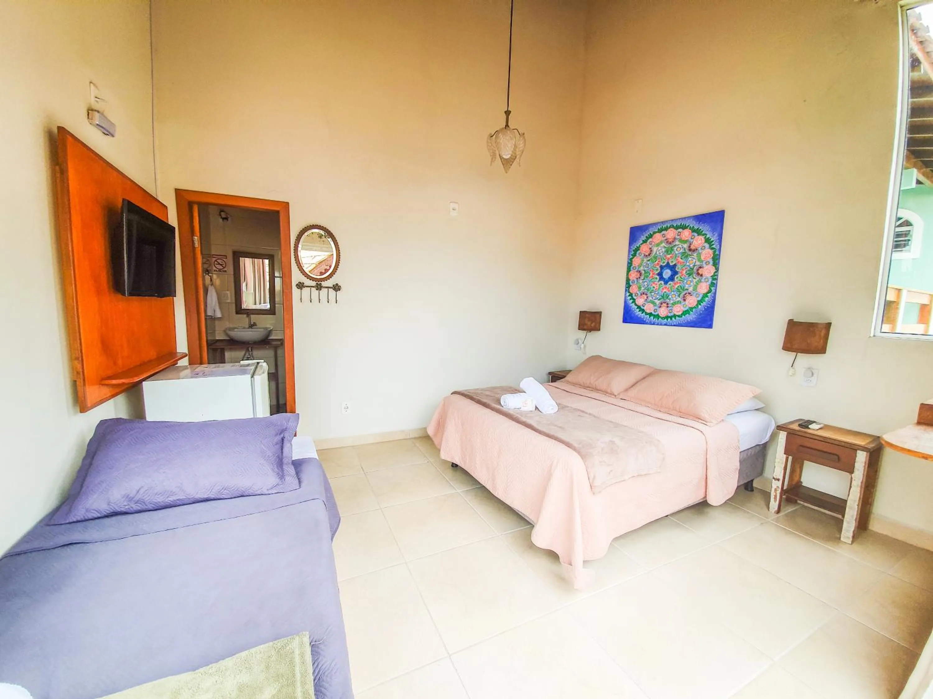 Bed in Pousada Estrelas no Mar Florianópolis