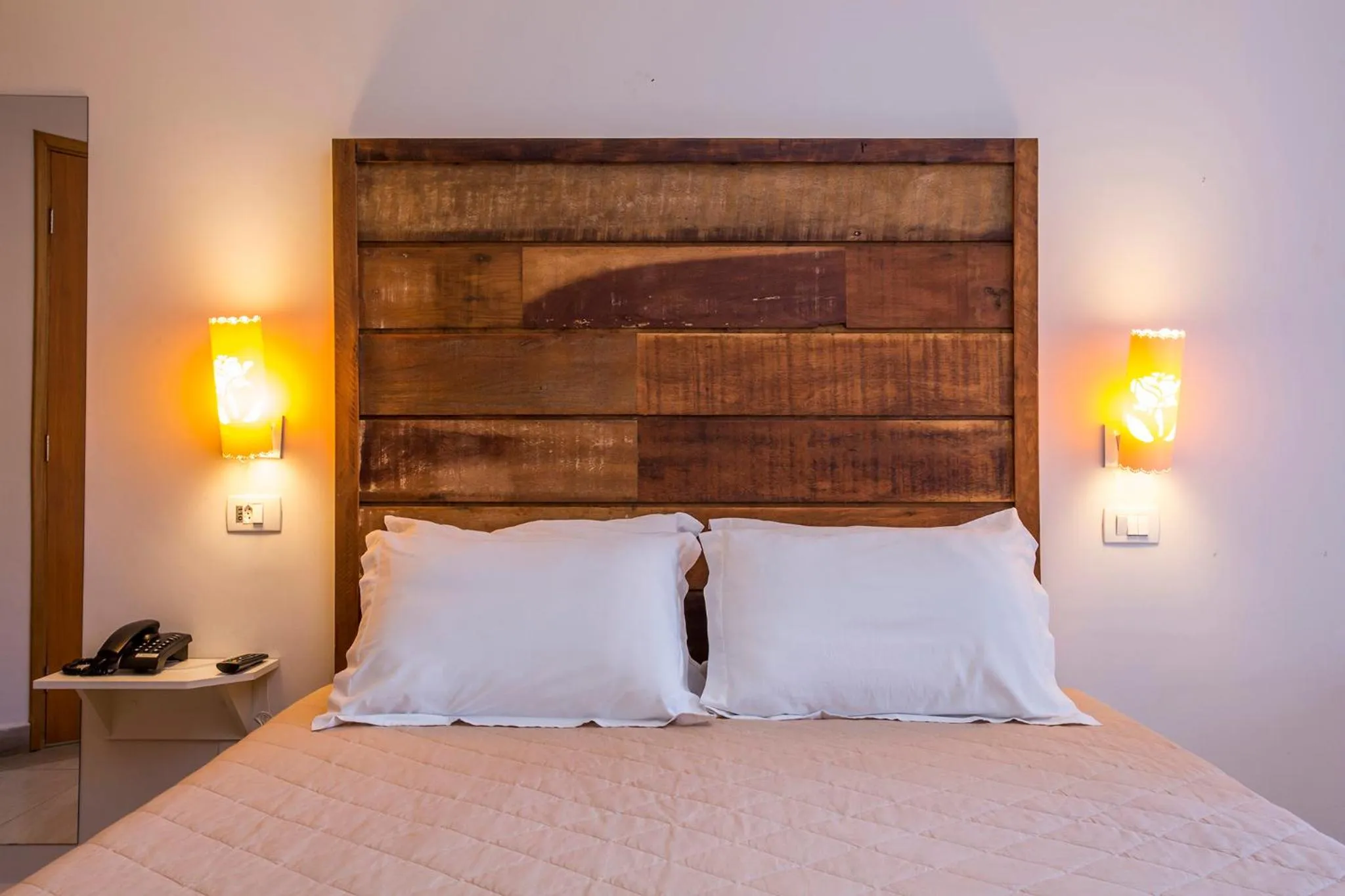 Bed in Guarany Eco Resort