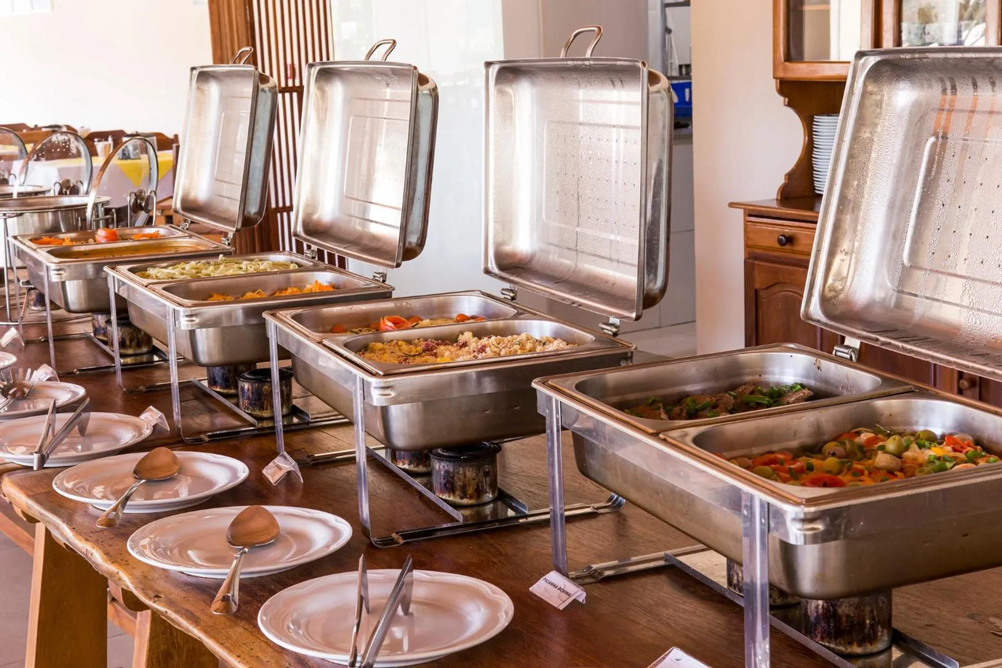 Buffet breakfast in Guarany Eco Resort