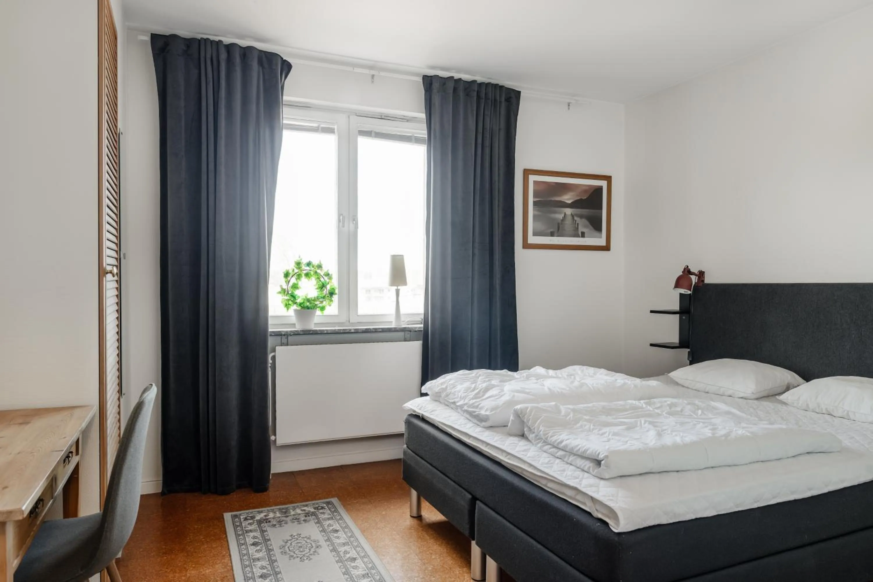 Bedroom, Bed in Saxvikens vandrarhem