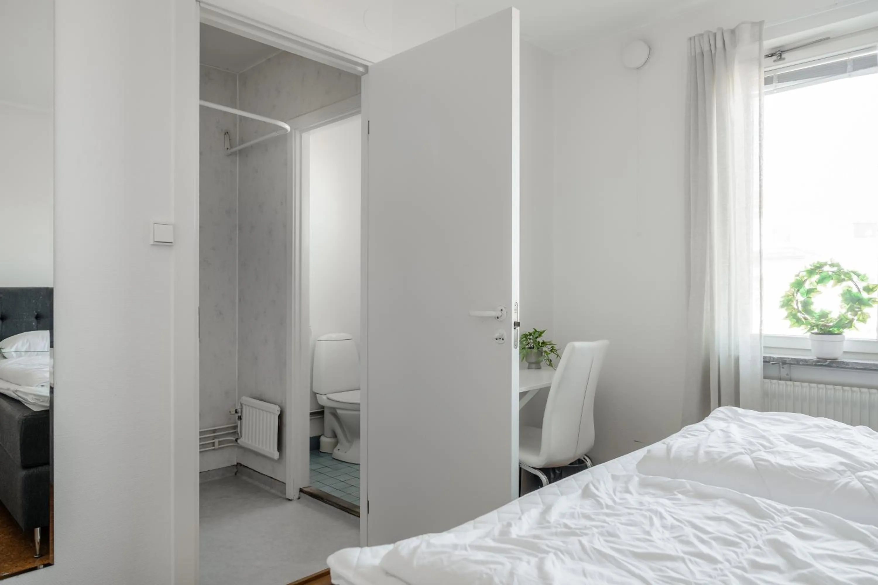 Bedroom, Bed in Saxvikens vandrarhem