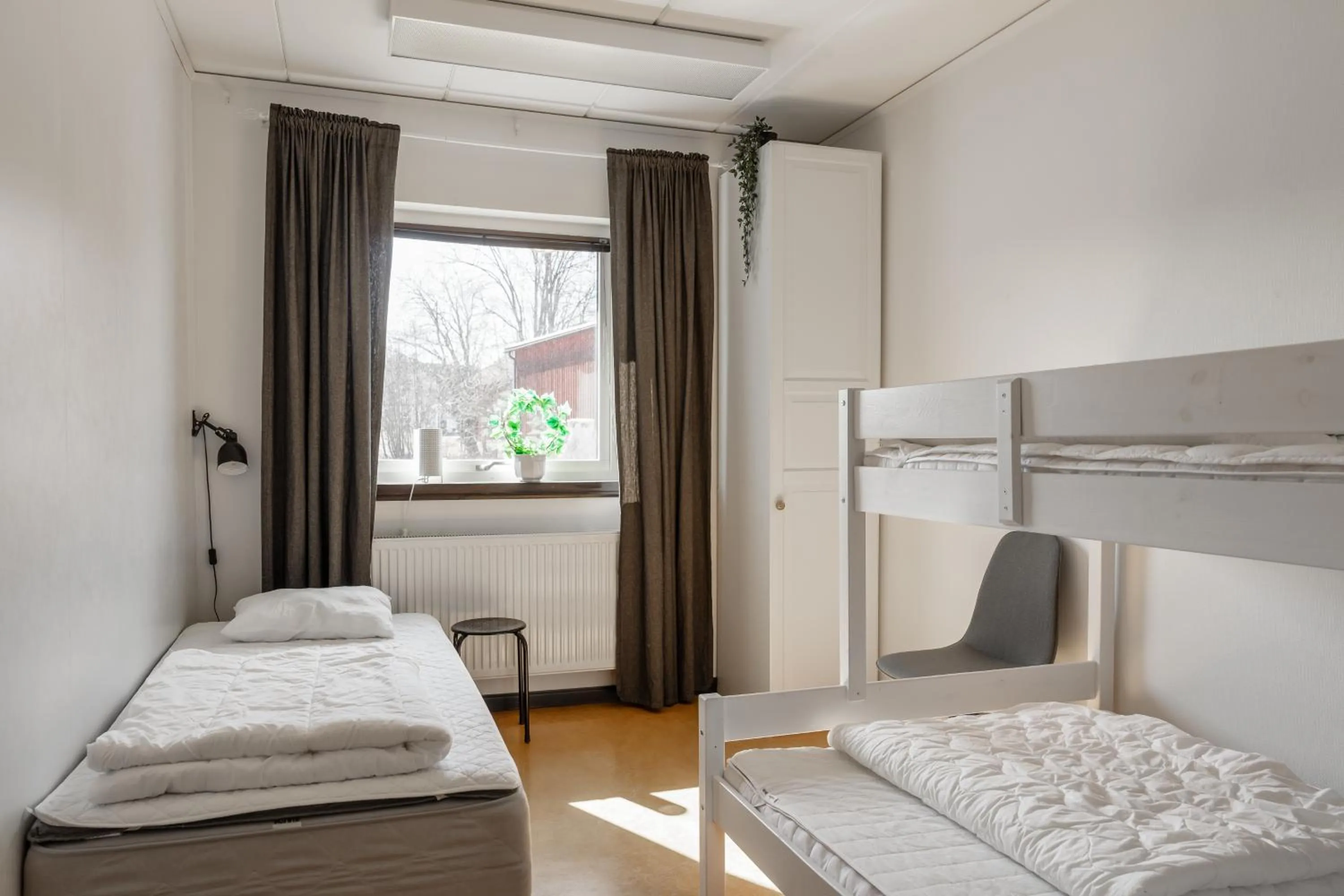 Bedroom, Bed in Saxvikens vandrarhem