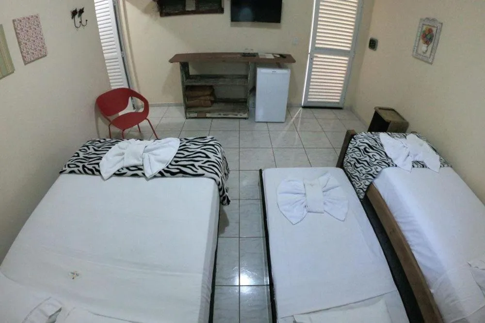 Bed in Pousada Tia Nena