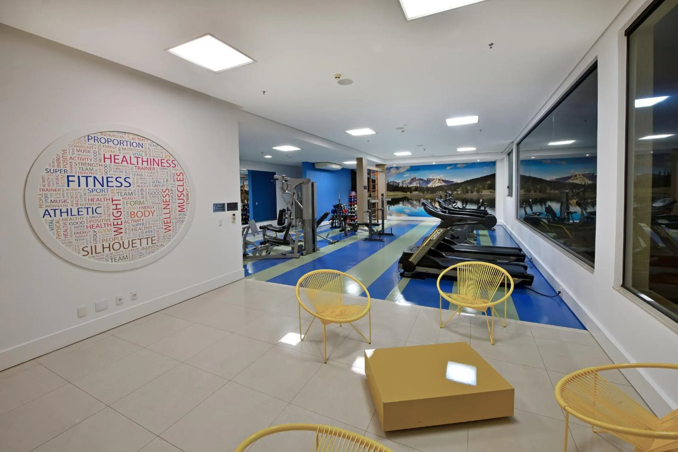 Fitness centre/facilities in Hotel Mont Blanc Premium