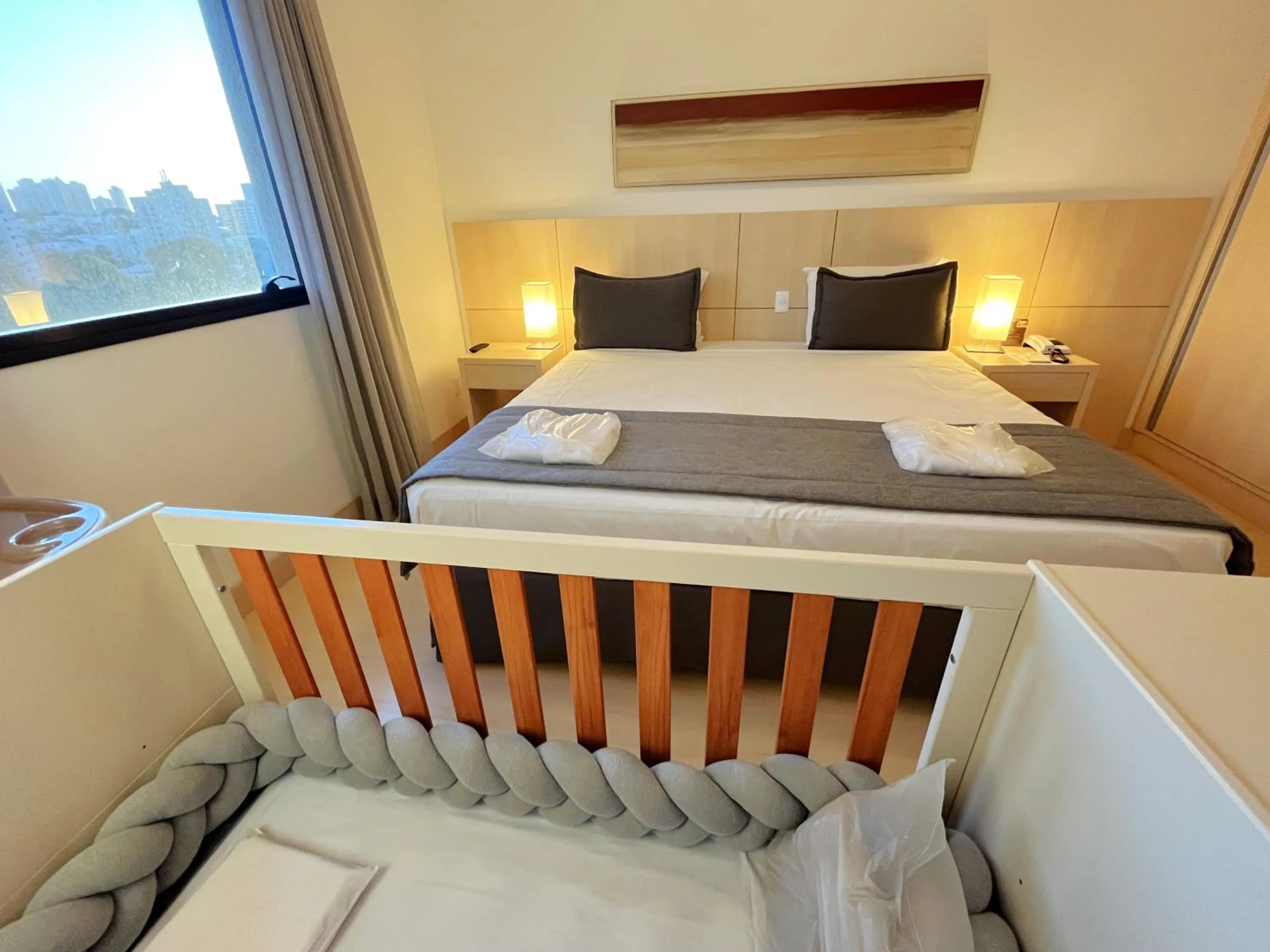 Bed in Hotel Mont Blanc Premium