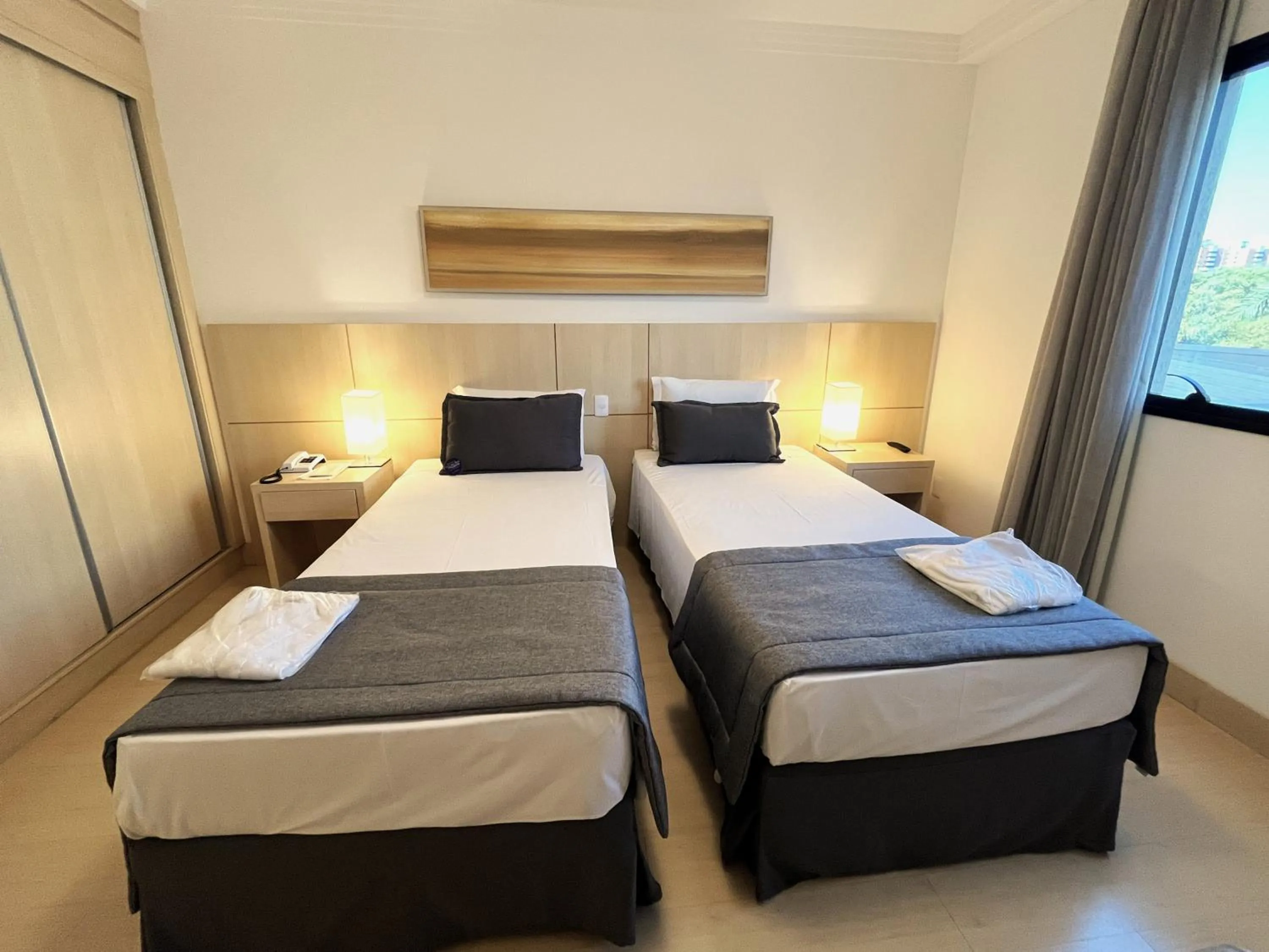 Bed in Hotel Mont Blanc Premium