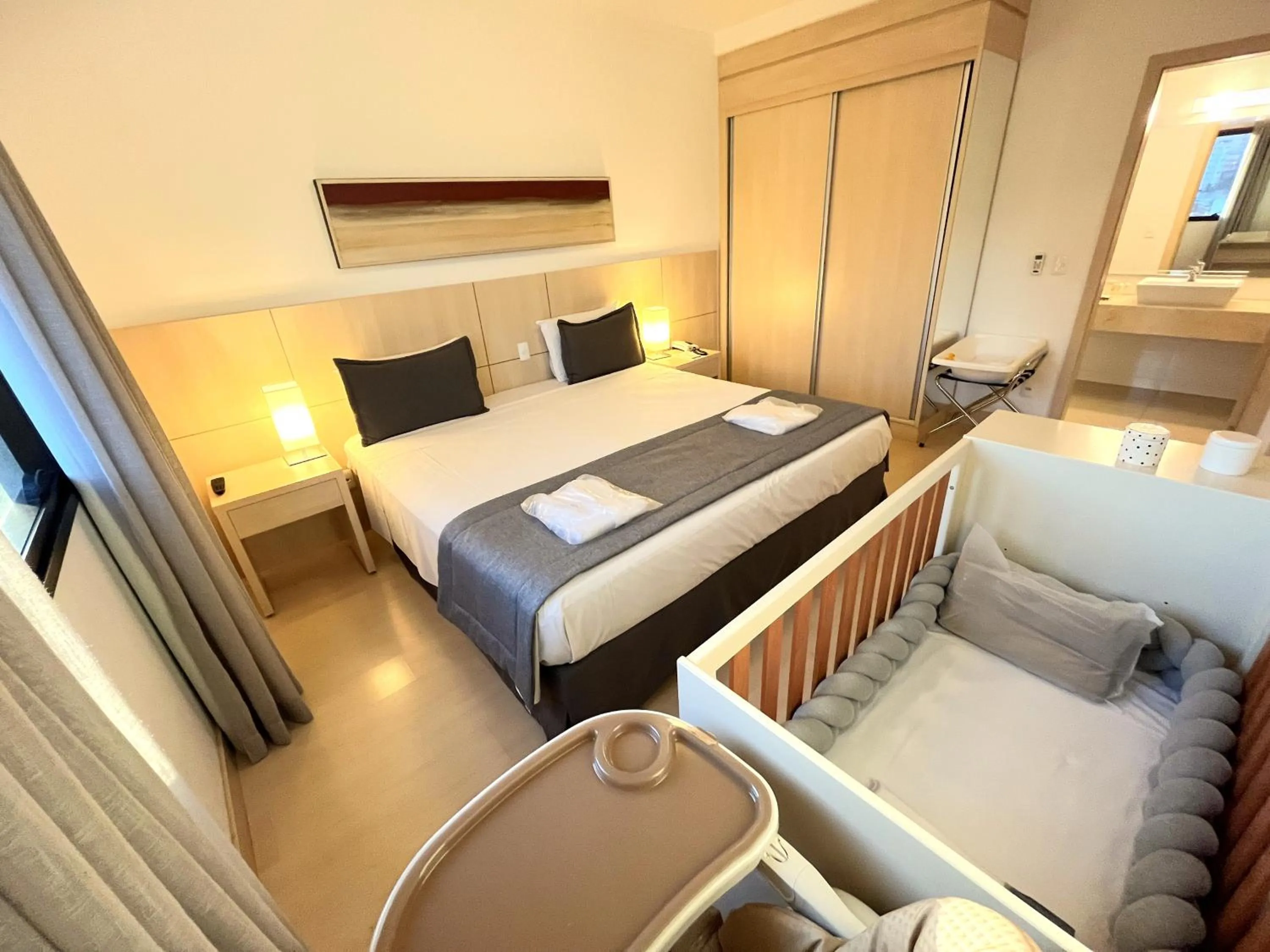 Bed in Hotel Mont Blanc Premium