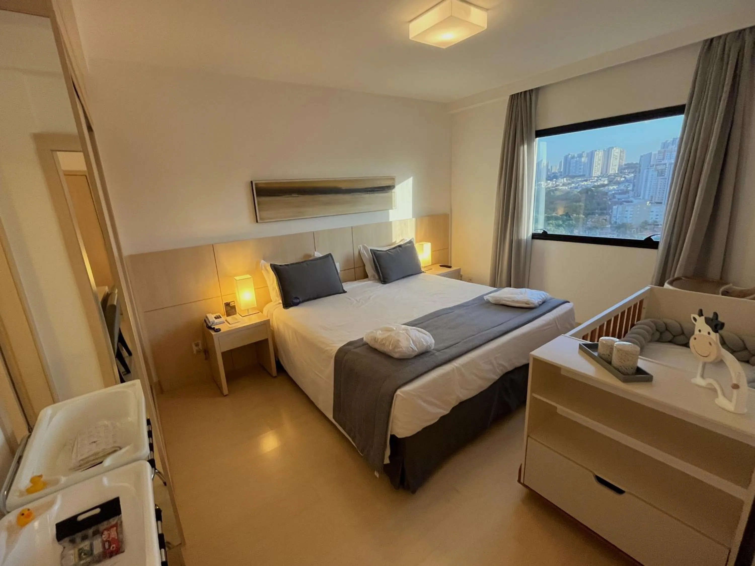 Bed in Hotel Mont Blanc Premium