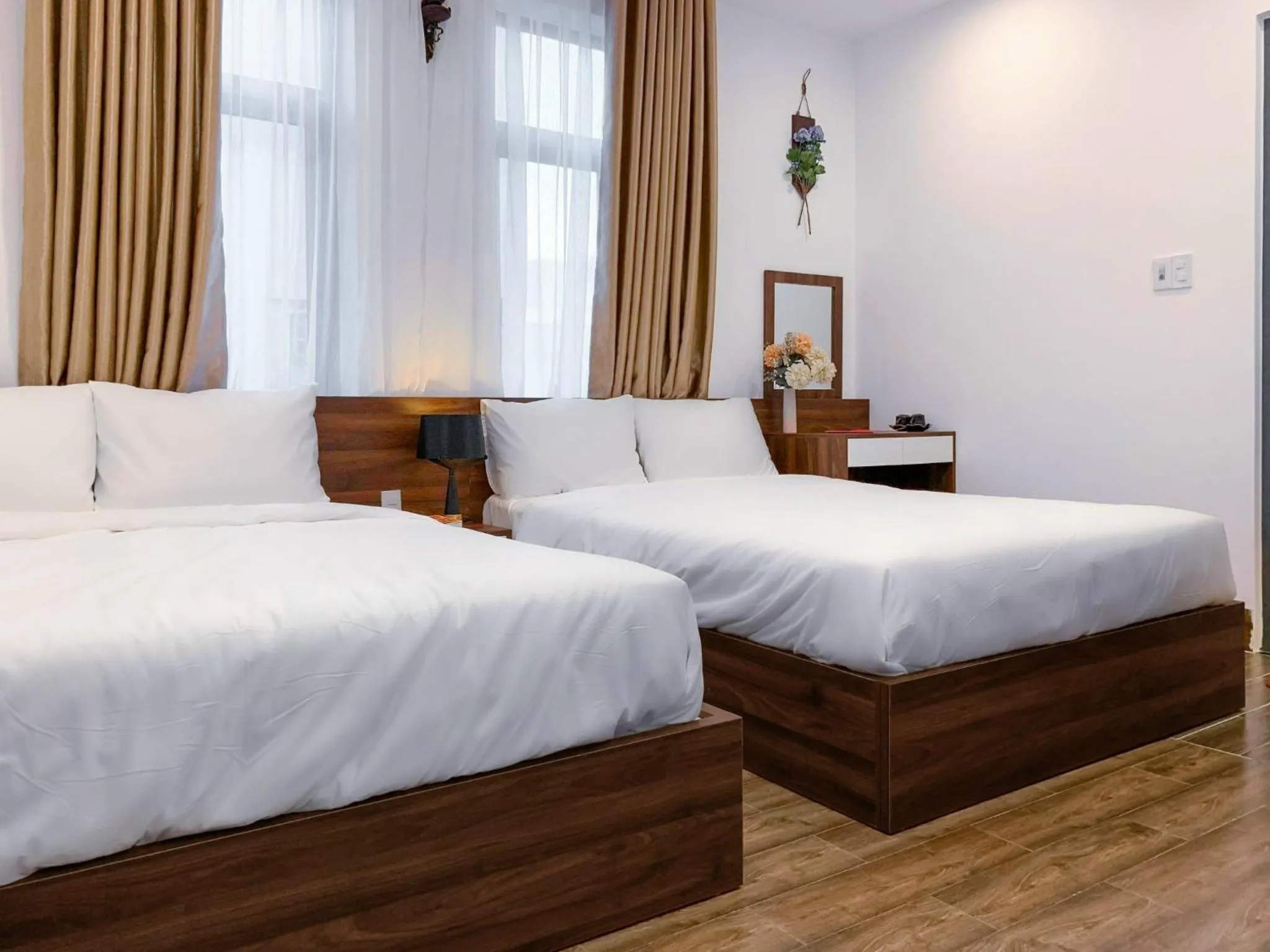 Bed in Nguyên Hương Hotel