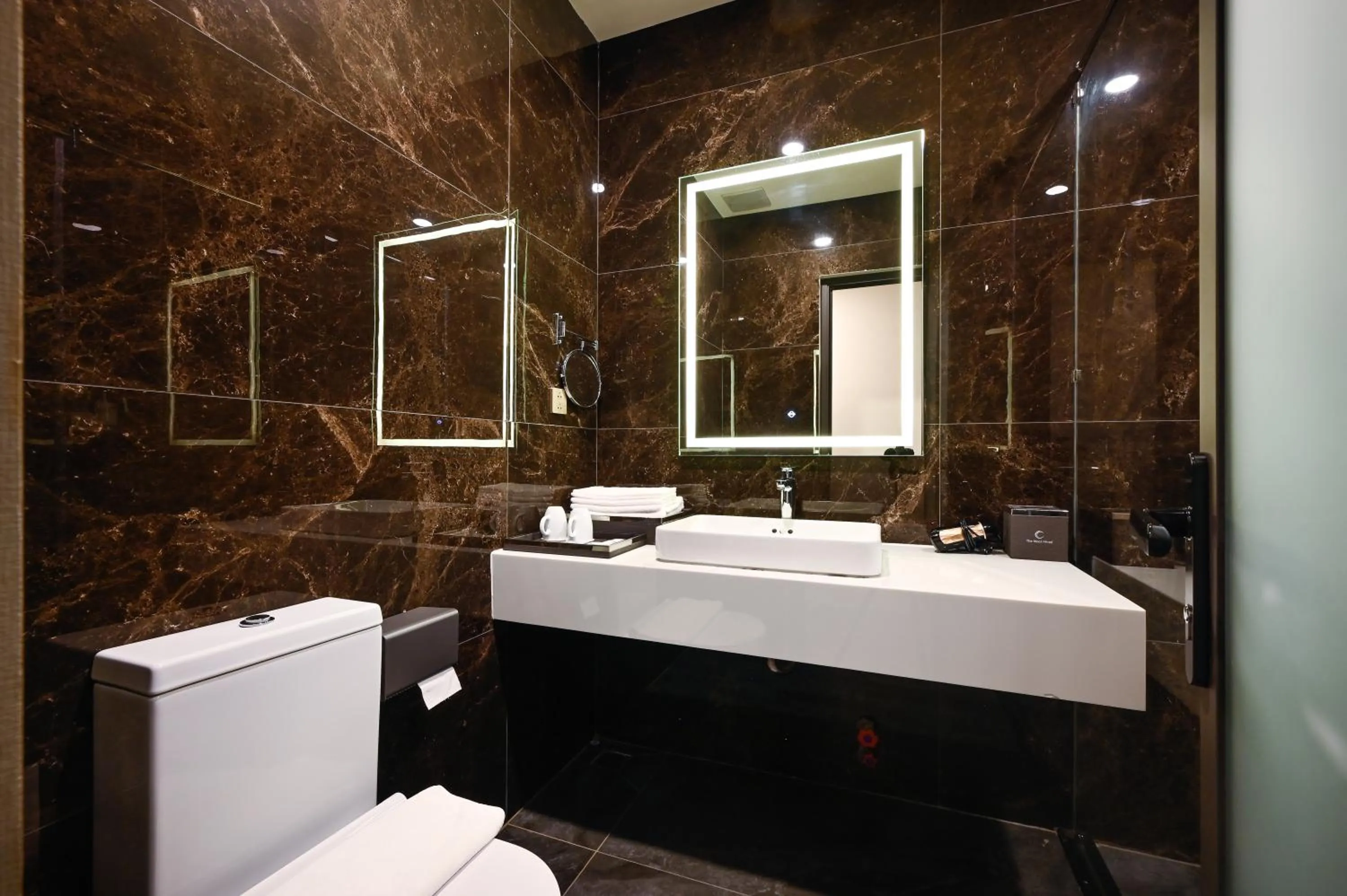 Bathroom in The Moon 2 Hotel