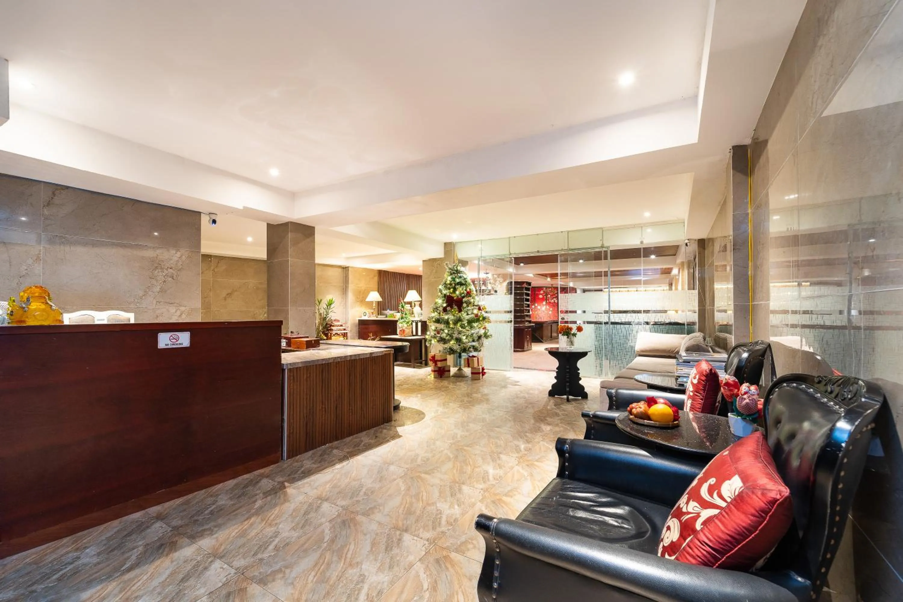 Lobby or reception in Ha Noi Memory Central Hotel And Spa