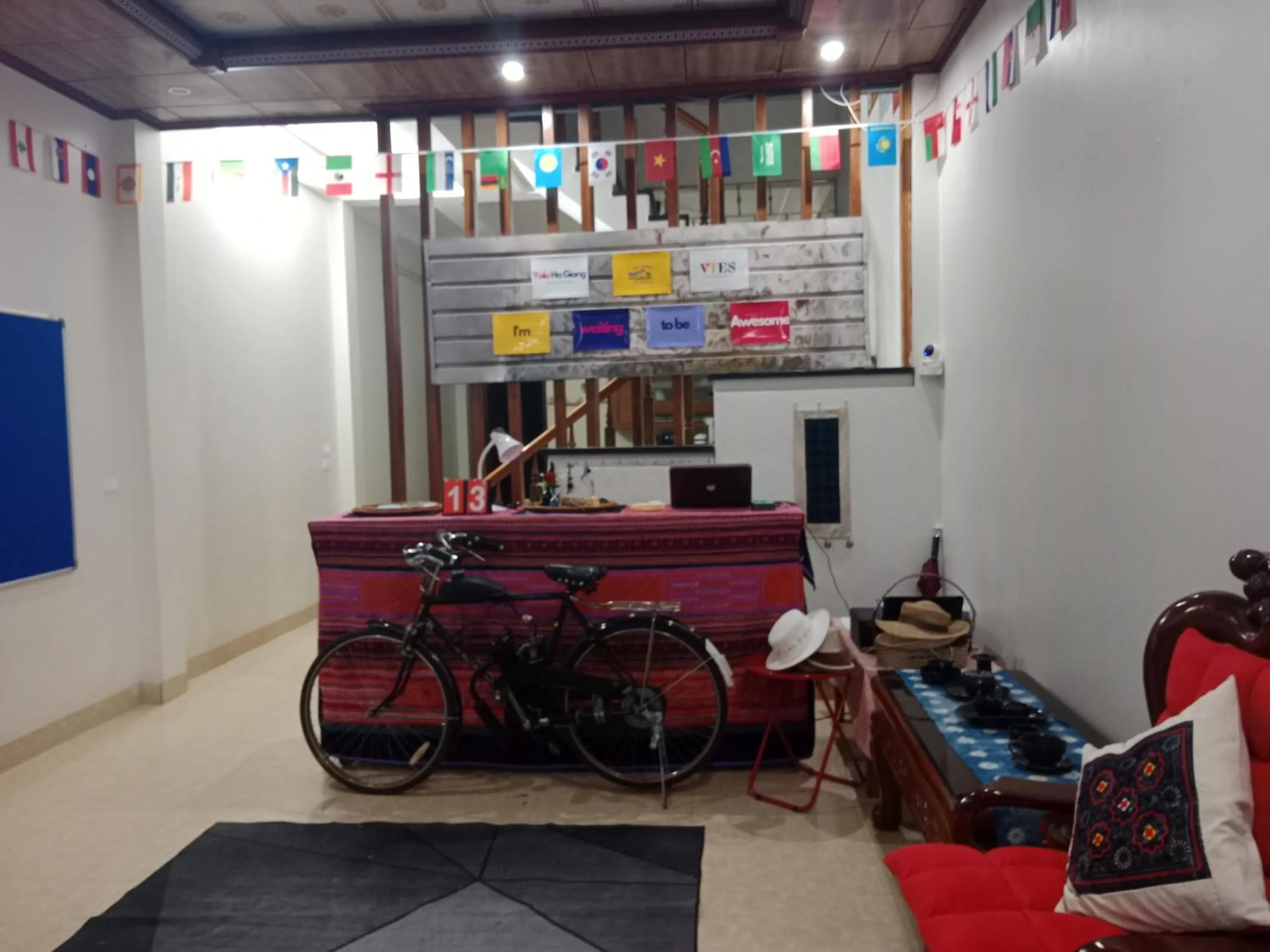 Living room in Ha Giang Yolo House and Loop Tours