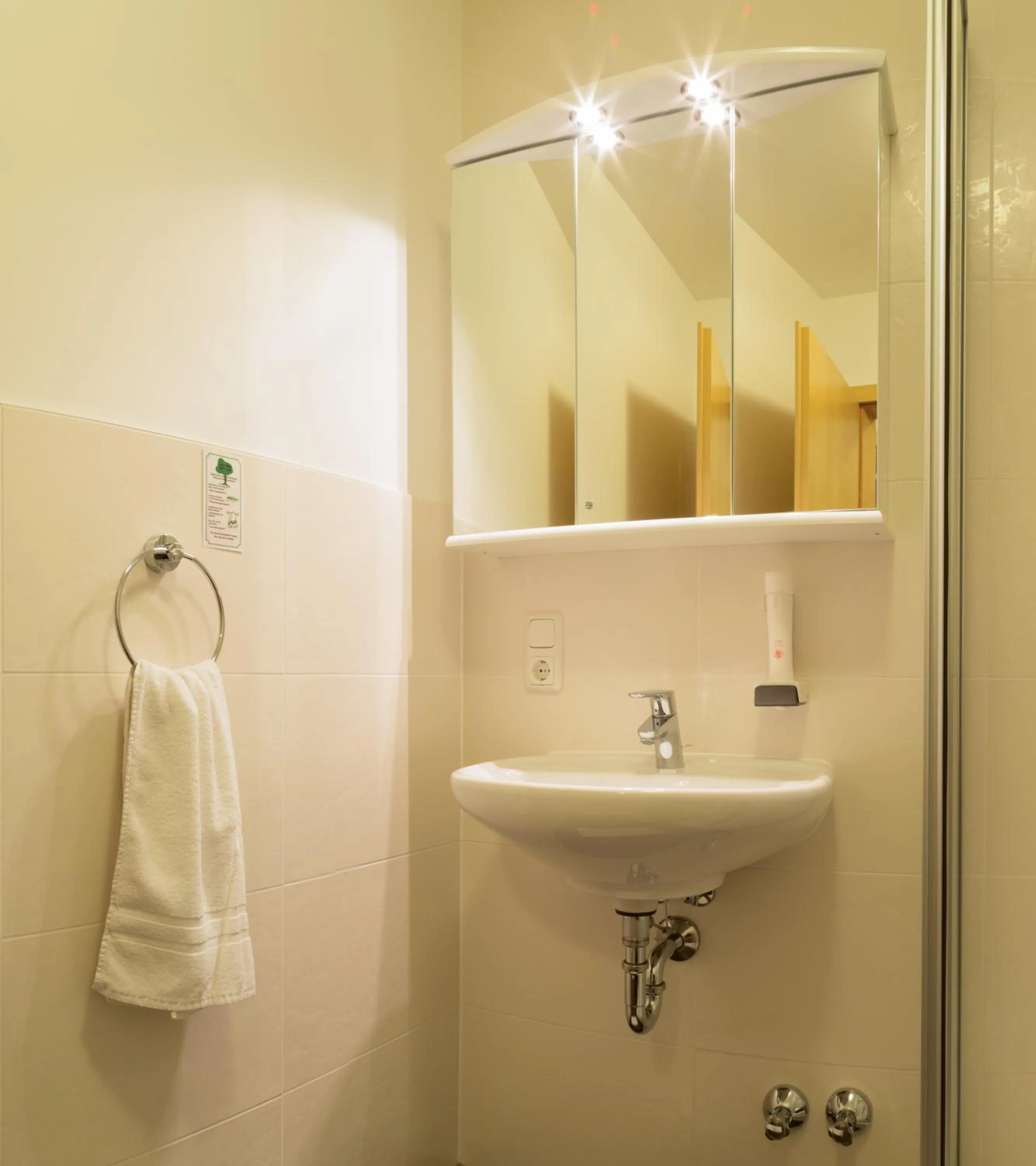 Shower in Hotel Krone