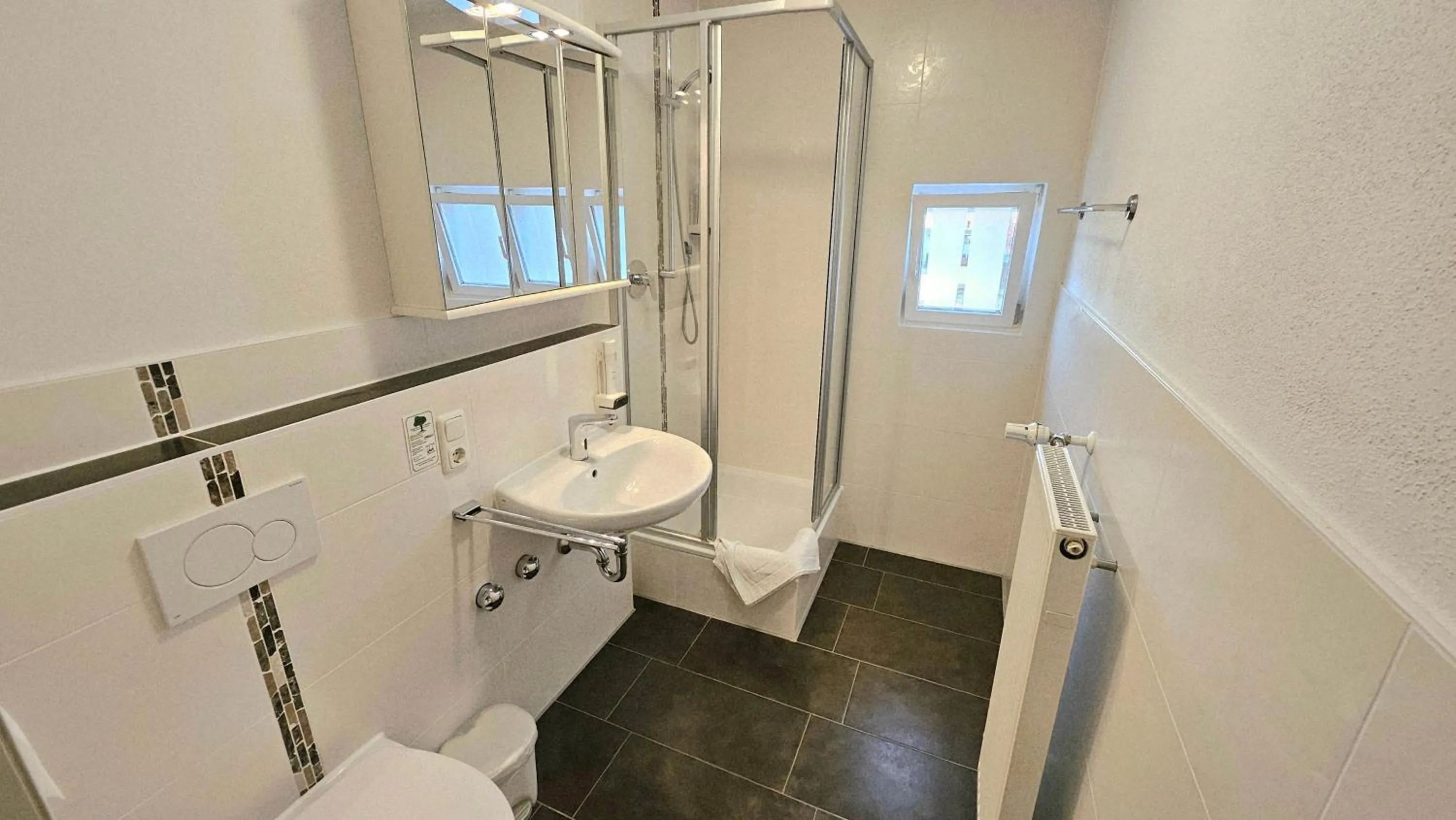 Shower in Hotel Krone