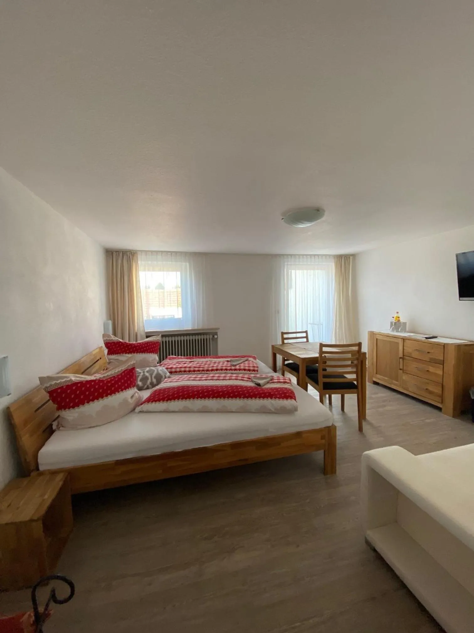 Bed in Adam & Eva Gasthof Paradies mit Hotel