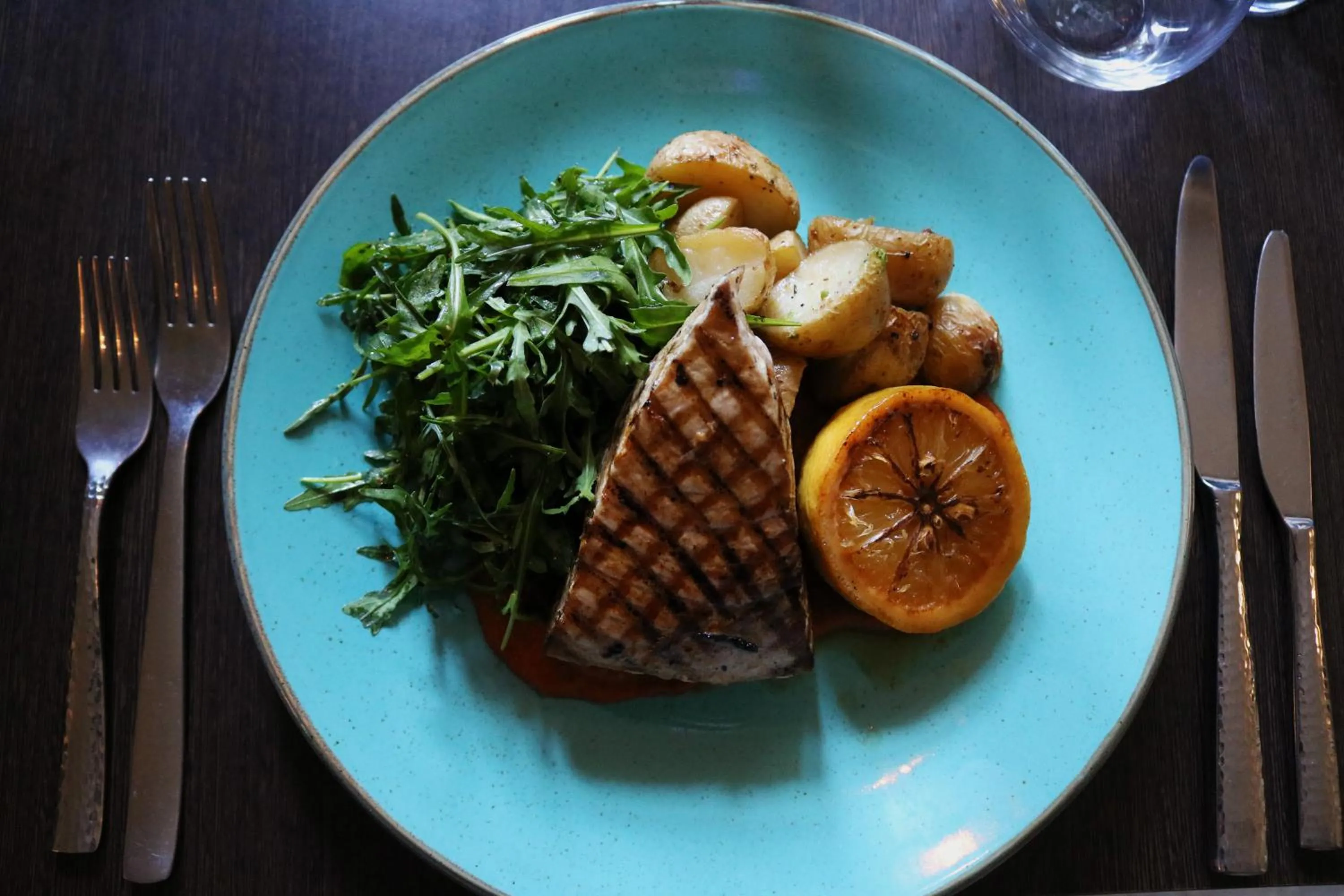 Food close-up in Clarence Court Hotel