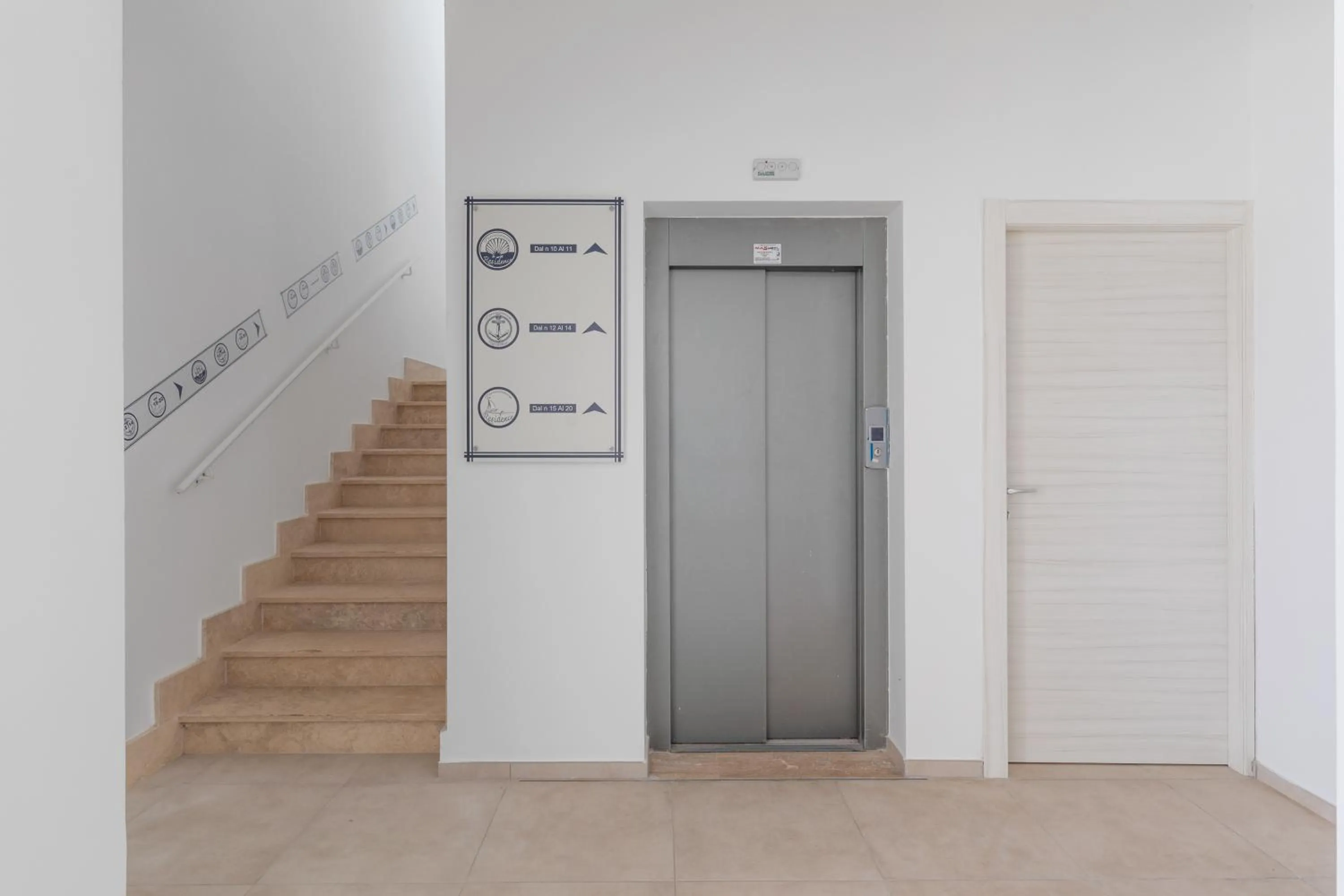 elevator in Residence Torvaianica