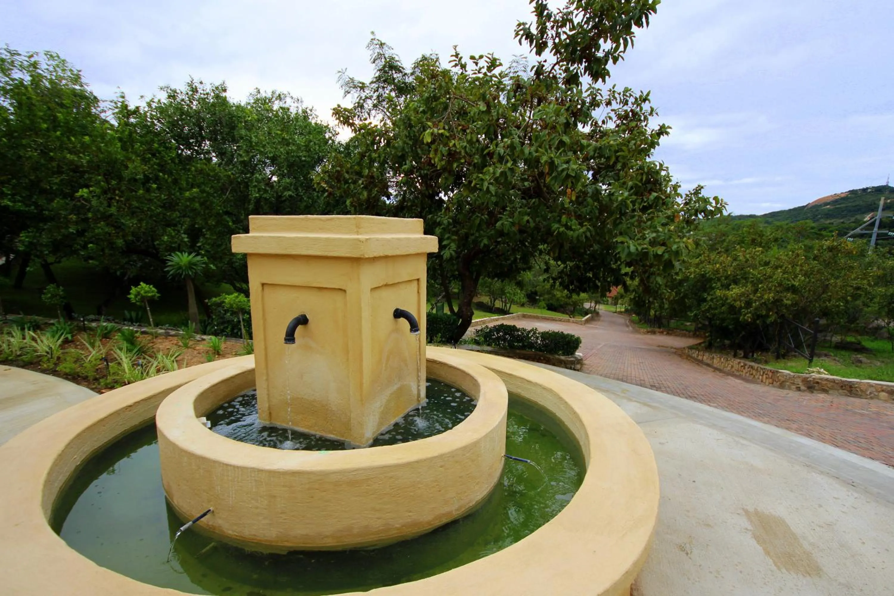 Decorative detail in La Villa Vita