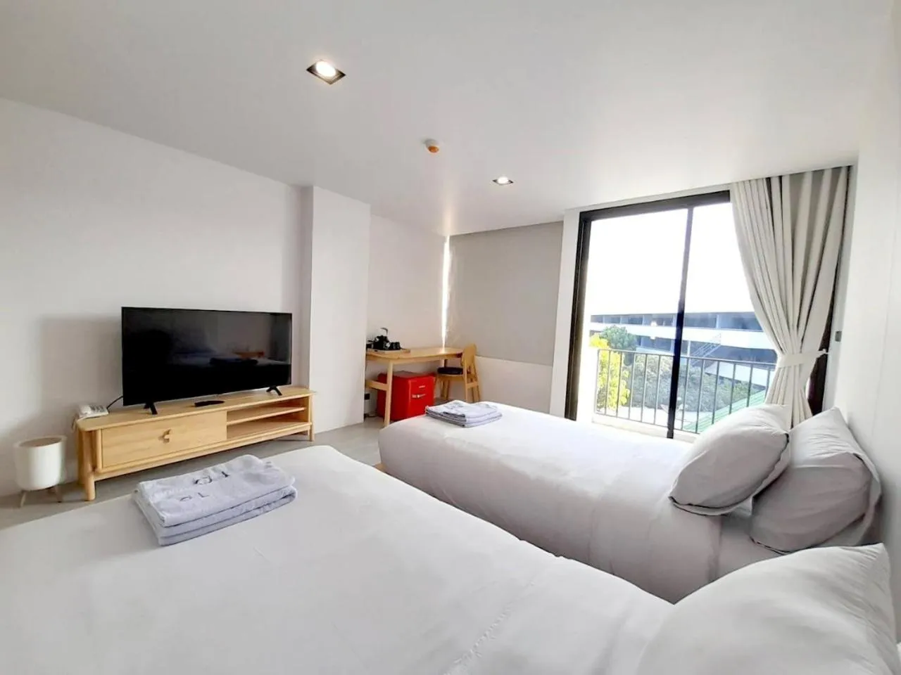Bedroom, Bed in Tassanaplace Boutique Hotel (ฺBansuan)