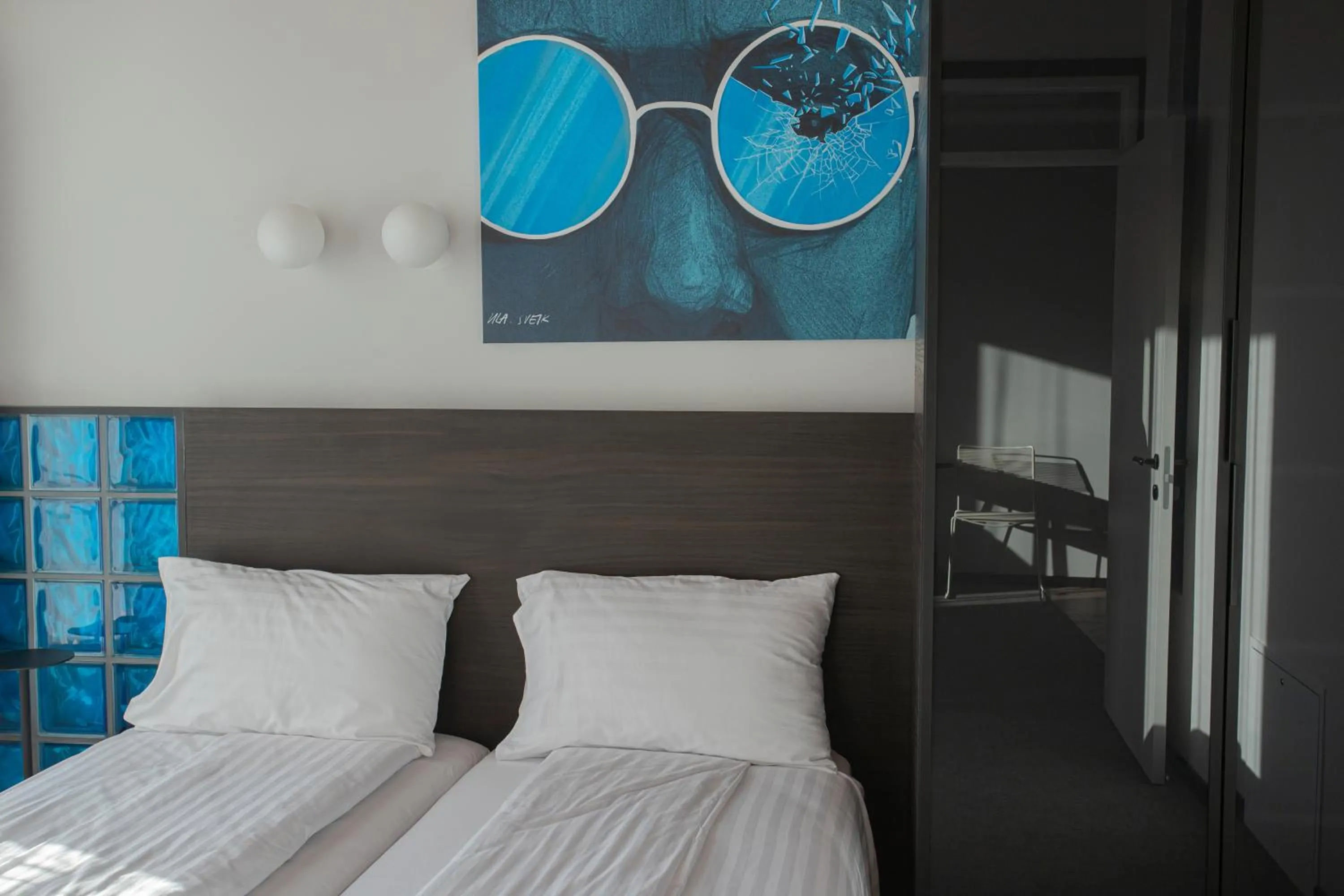 Bedroom, Bed in Resume apartments